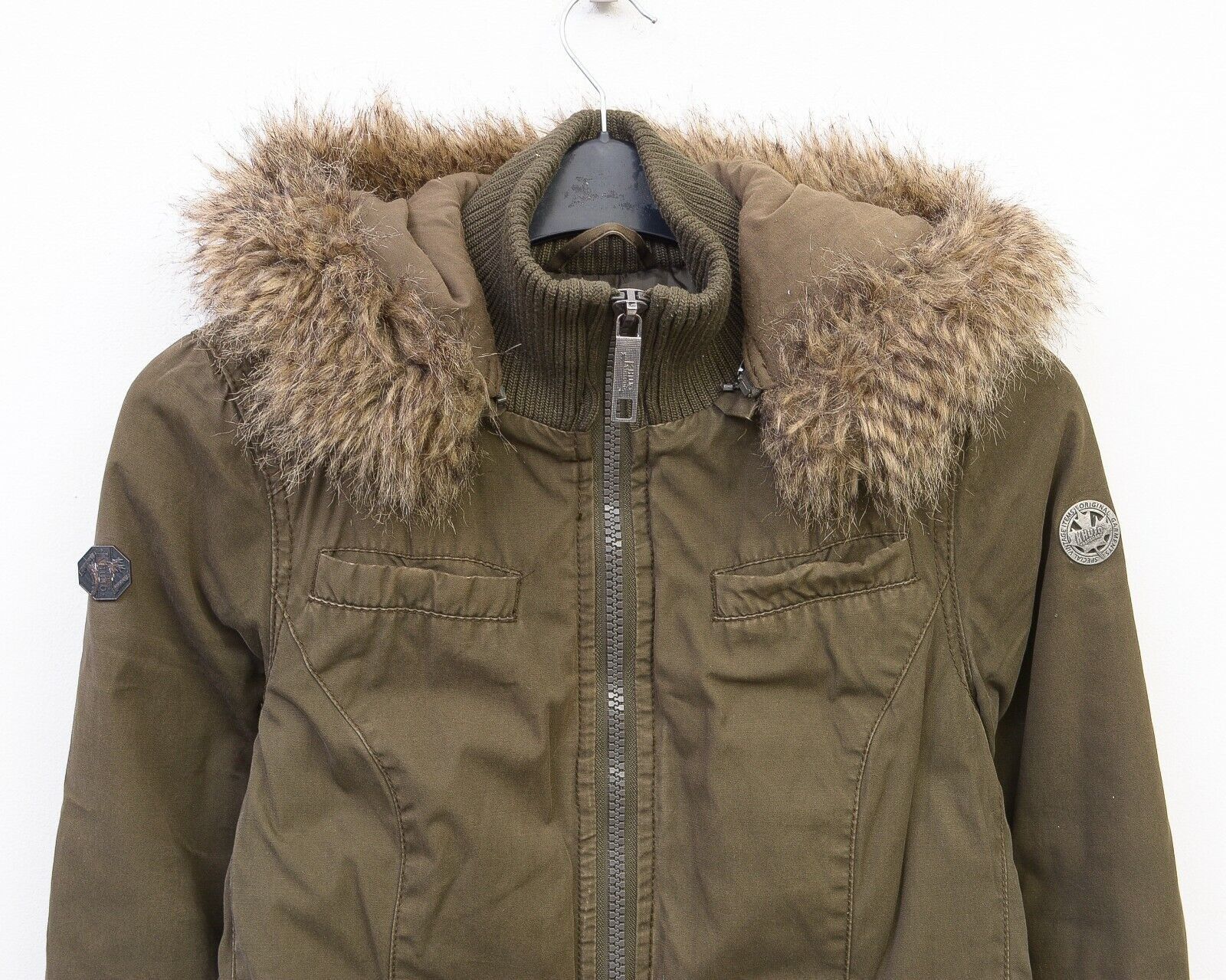 khujo RAMMIE Women Parka Jacket EU 36 Hooded Coat Padded Hooded Size S / US 4 / IT 40 - 2 Thumbnail