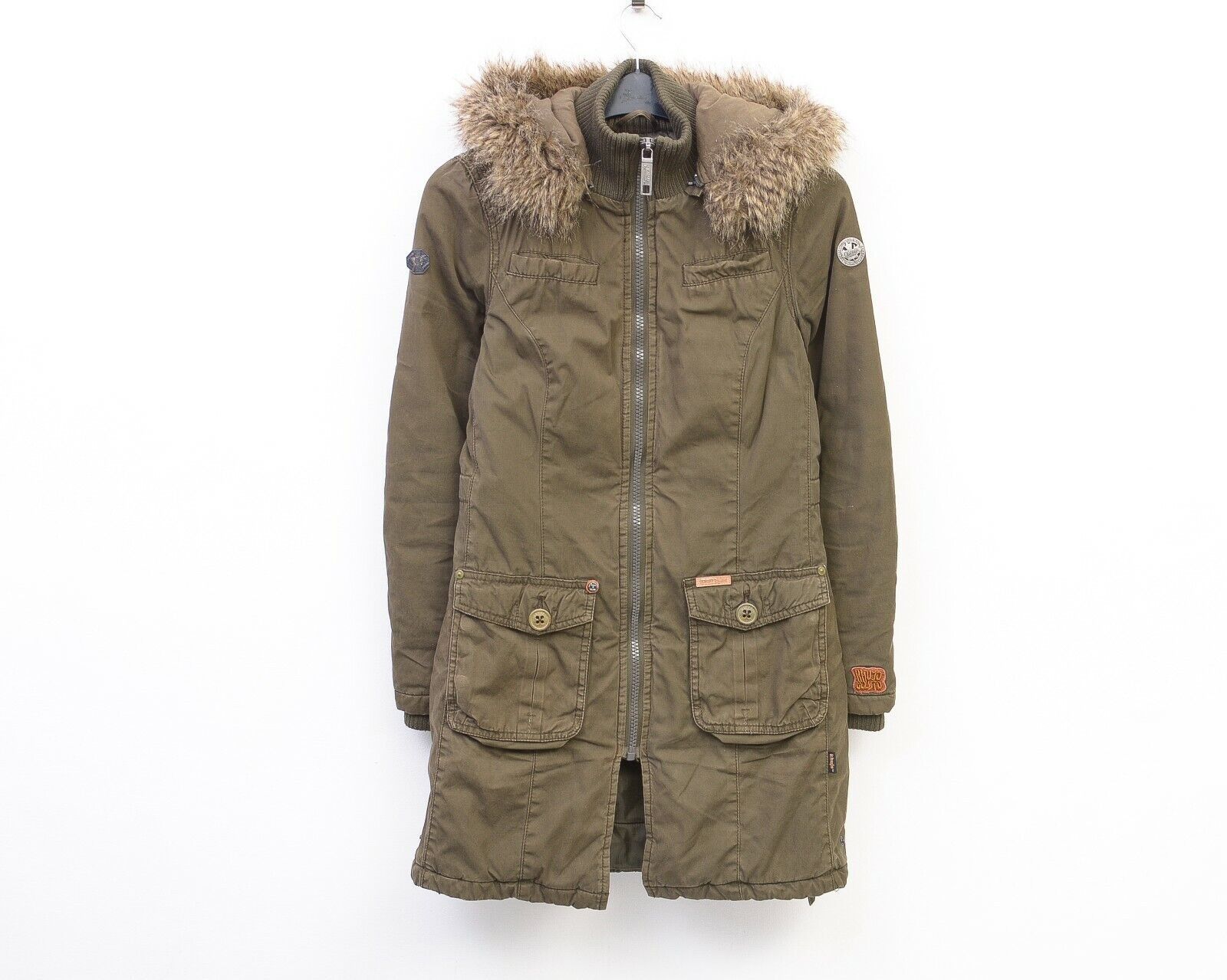 khujo RAMMIE Women Parka Jacket EU 36 Hooded Coat Padded Hooded Size S / US 4 / IT 40 - 1 Thumbnail