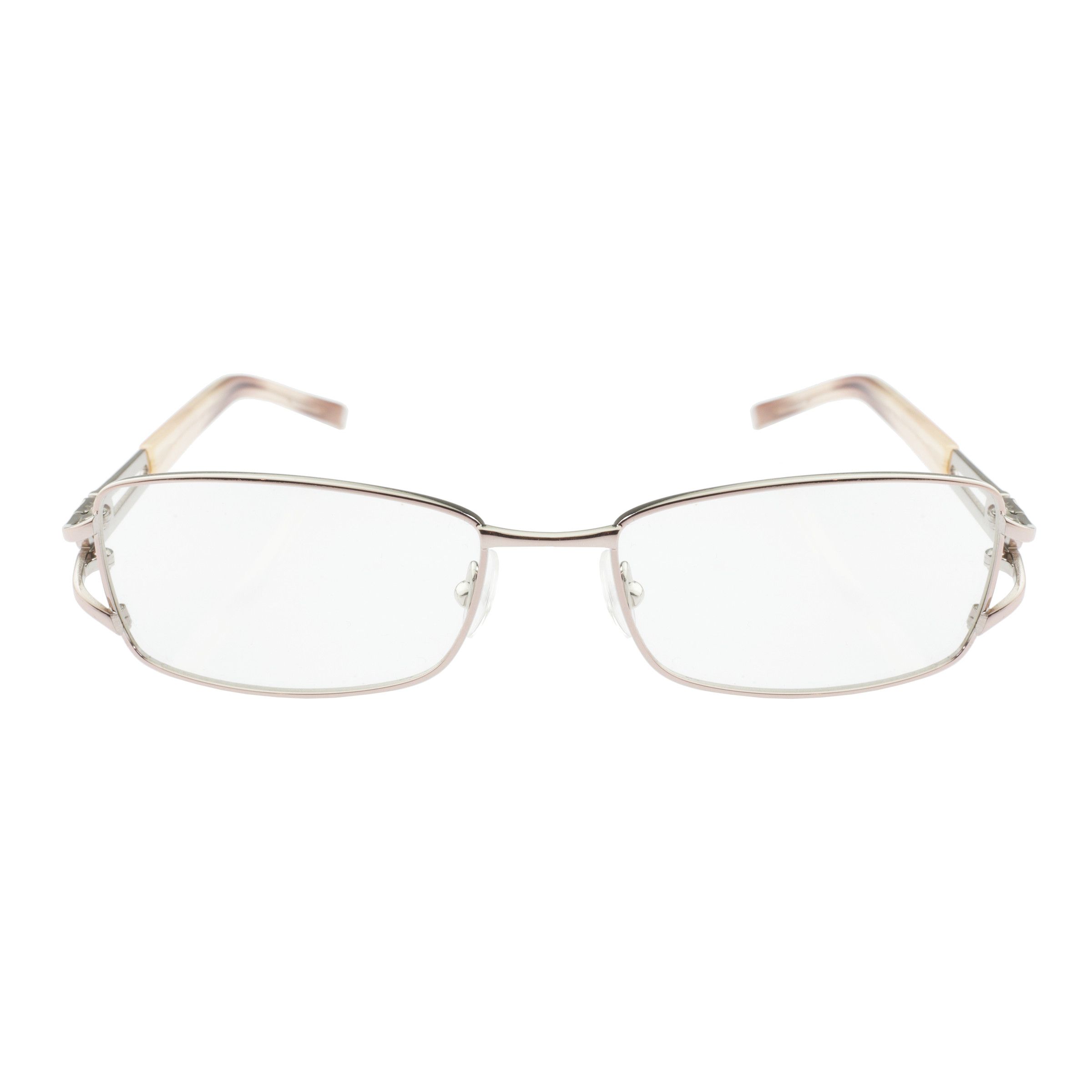 Valentino × Vintage Valentino '90s Crystal Signature Baby Pink Frame Glasses Size ONE SIZE - 3 Thumbnail