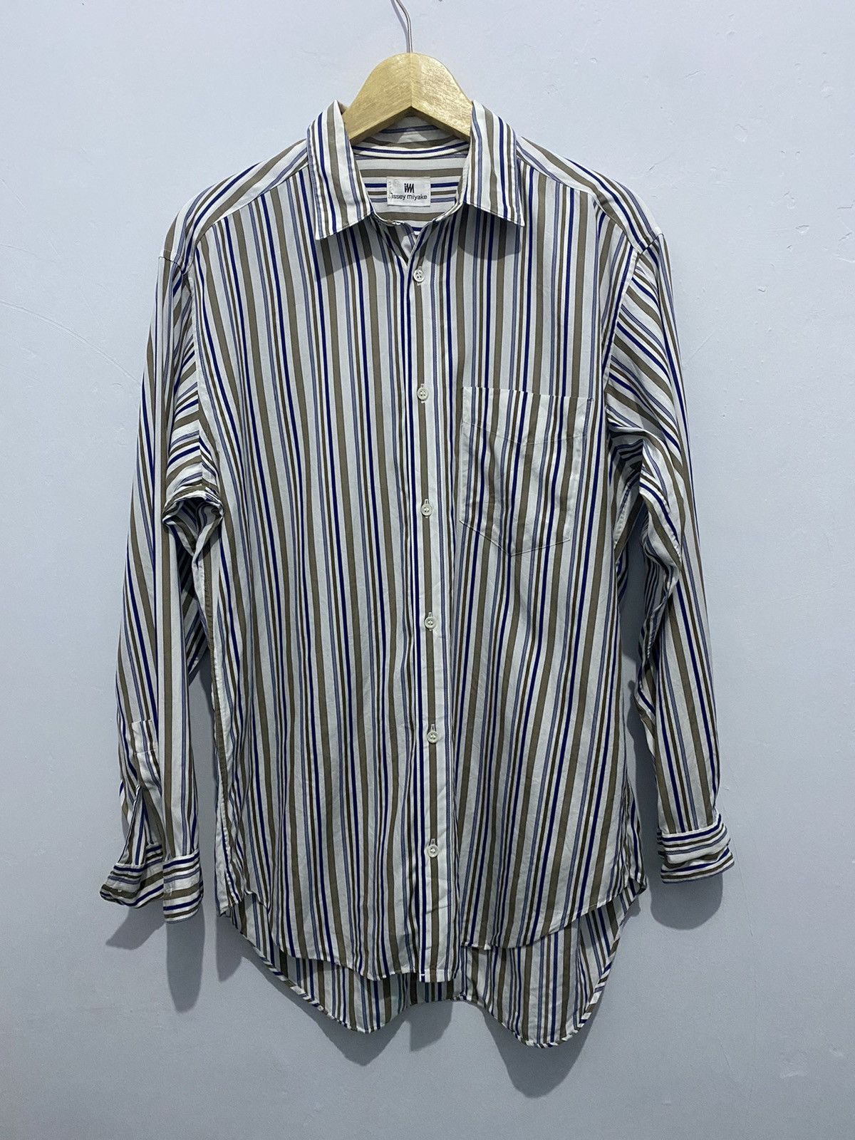 Issey Miyake Striped Shirt
