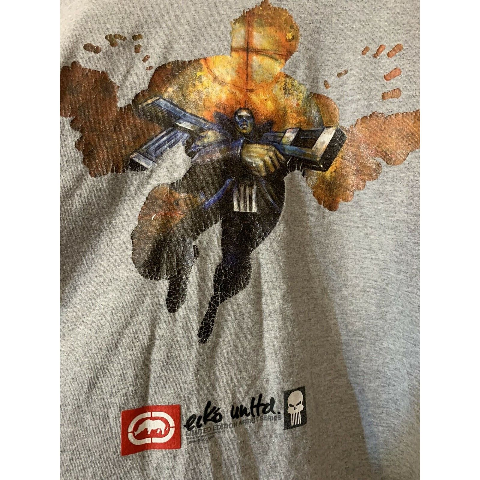 Ecko Unltd. VTG Marc ECKO Unlimited The Punisher T-Shirt Mens XXL Limite Size US XXL / EU 58 / 5 - 4 Thumbnail