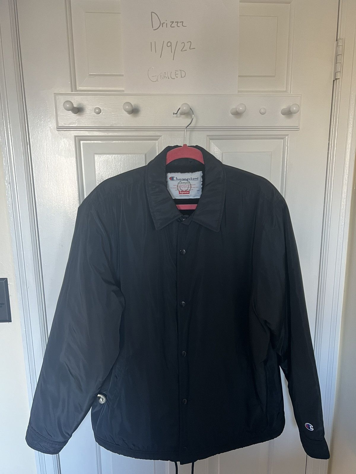 Champion Supreme Coaches Jacket | Grailed