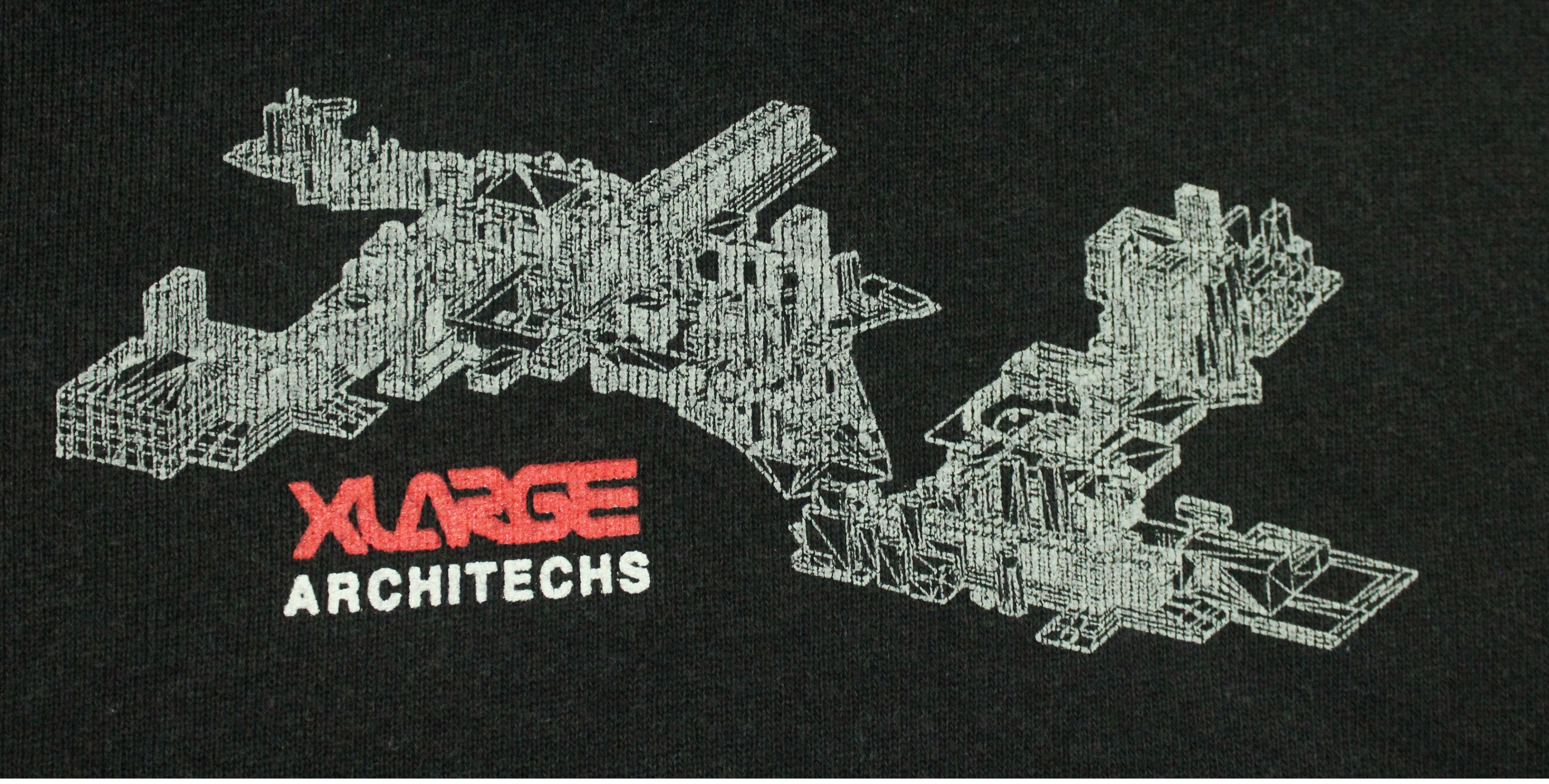 Vintage Vintage XLARGE Hoodie Architechs Size US L / EU 52-54 / 3 - 11 Thumbnail