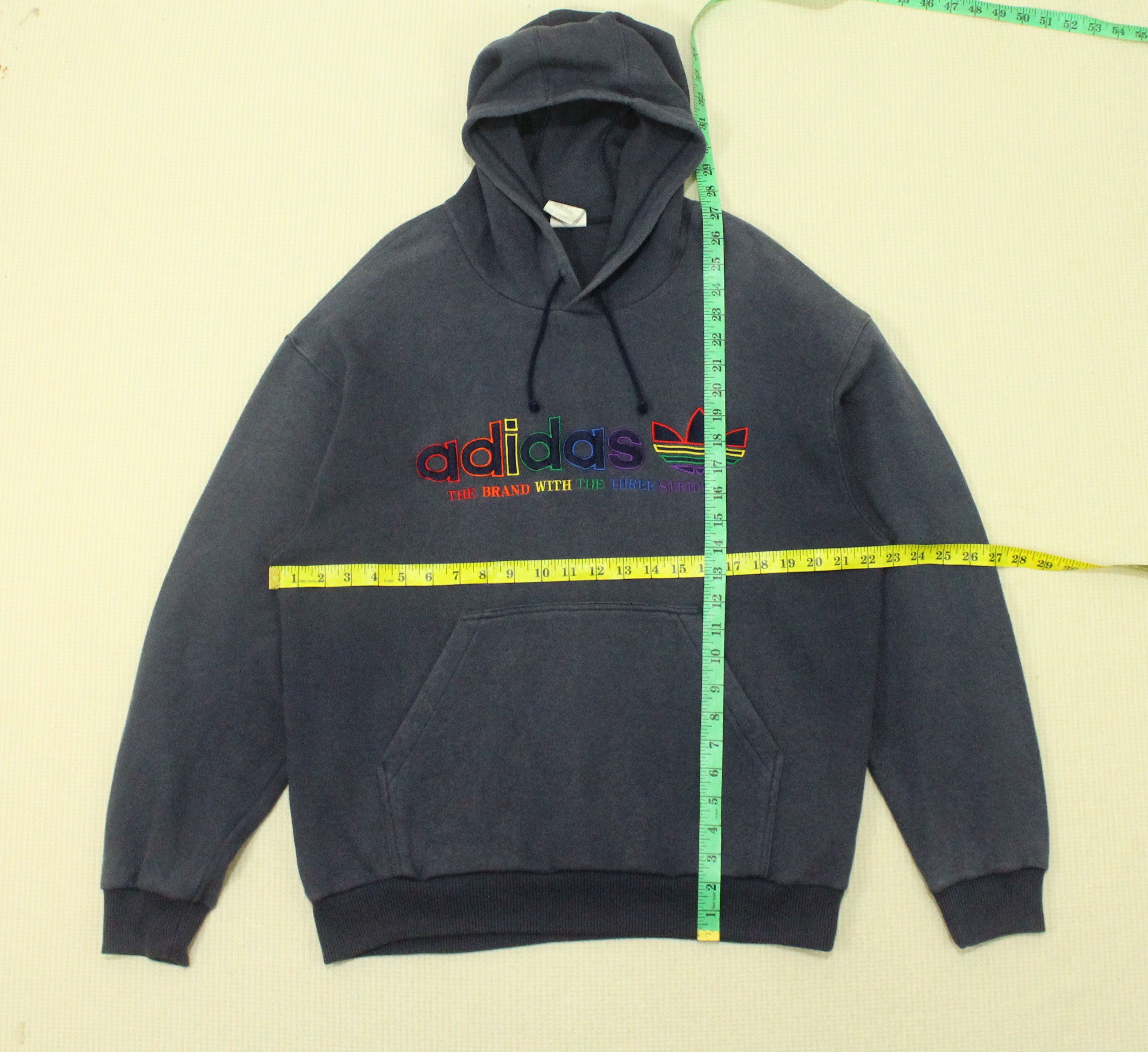Adidas × Descente × Vintage FADED Vintage ADIDAS DESCENTE Hoodie Embroidered Logo Jaspo Size US M / EU 48-50 / 2 - 8 Thumbnail