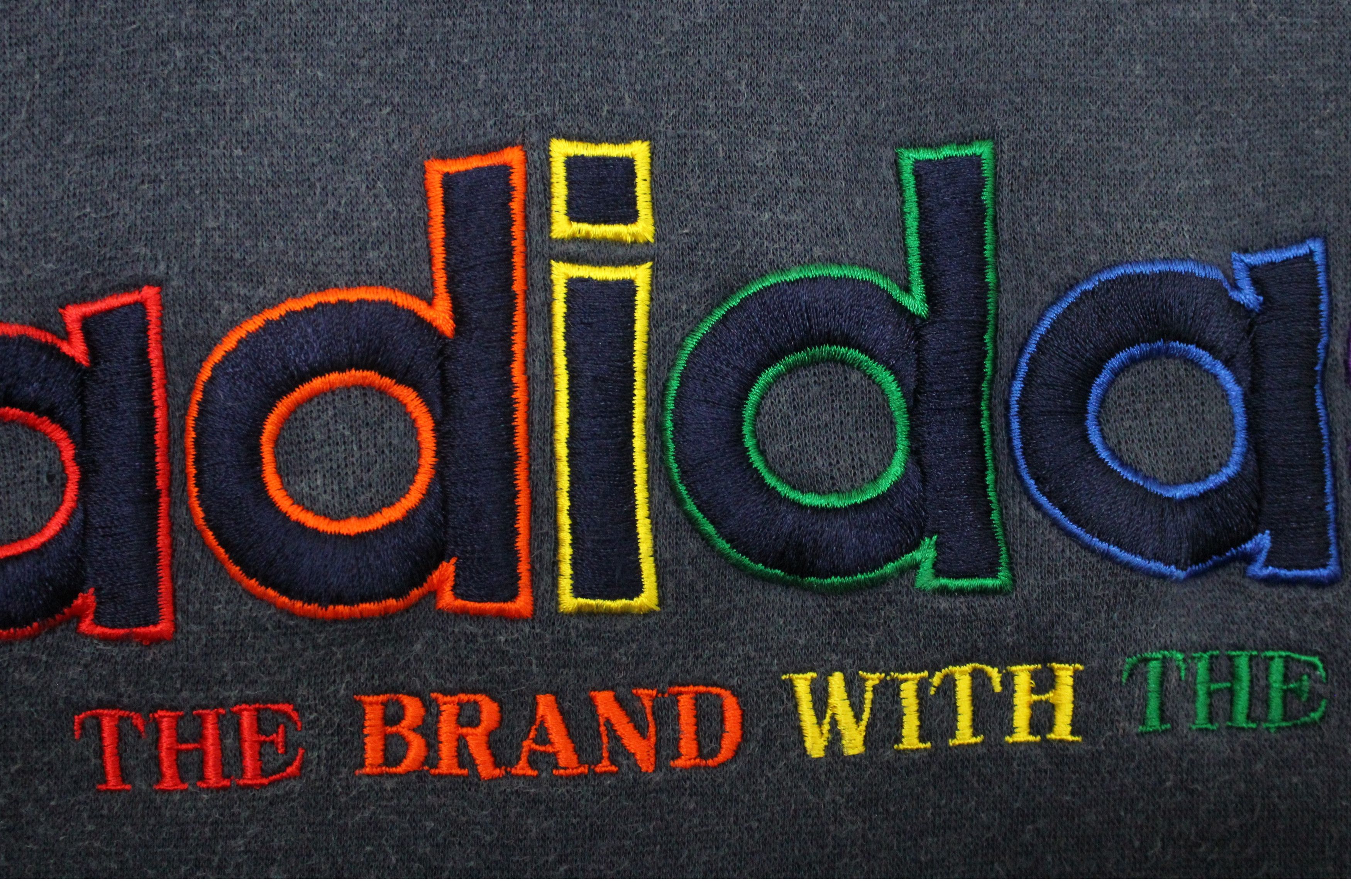 Adidas × Descente × Vintage FADED Vintage ADIDAS DESCENTE Hoodie Embroidered Logo Jaspo Size US M / EU 48-50 / 2 - 13 Thumbnail