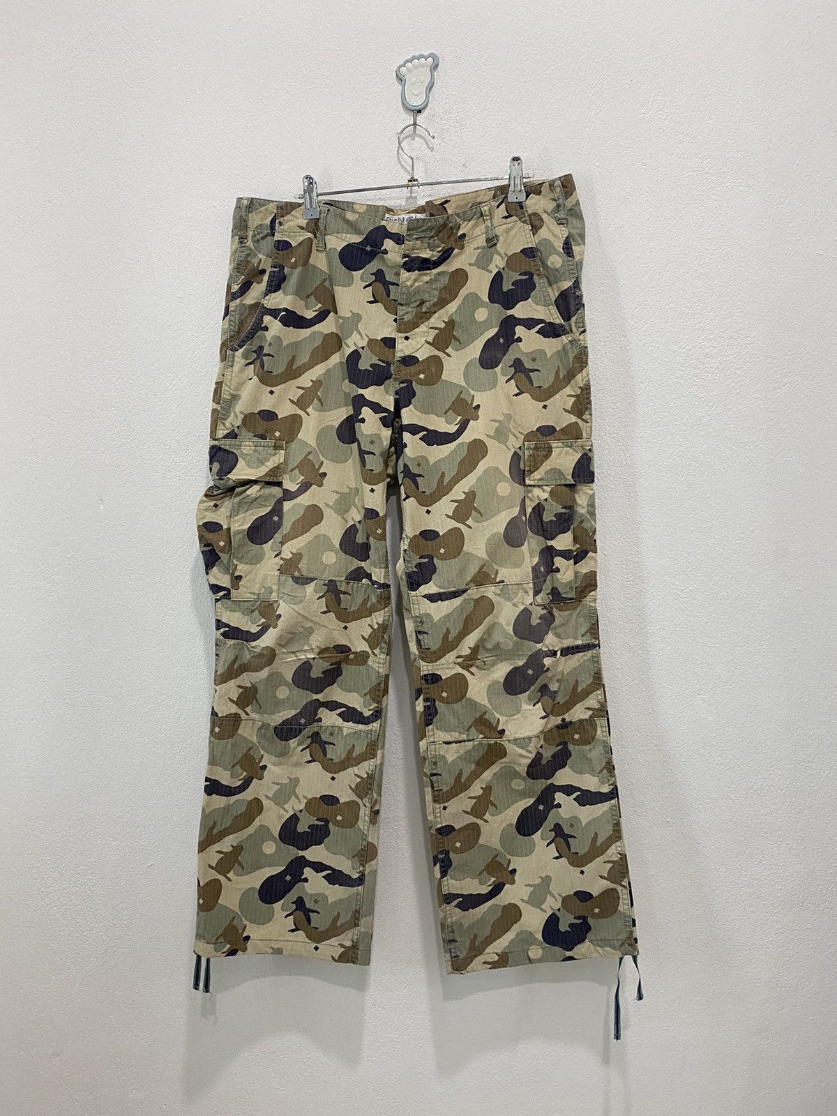 image of Death To Tennis x Grand Slam Penguin Camouflage Cargo Pants Grand Slam Munsing Wear, Men's (Size 36