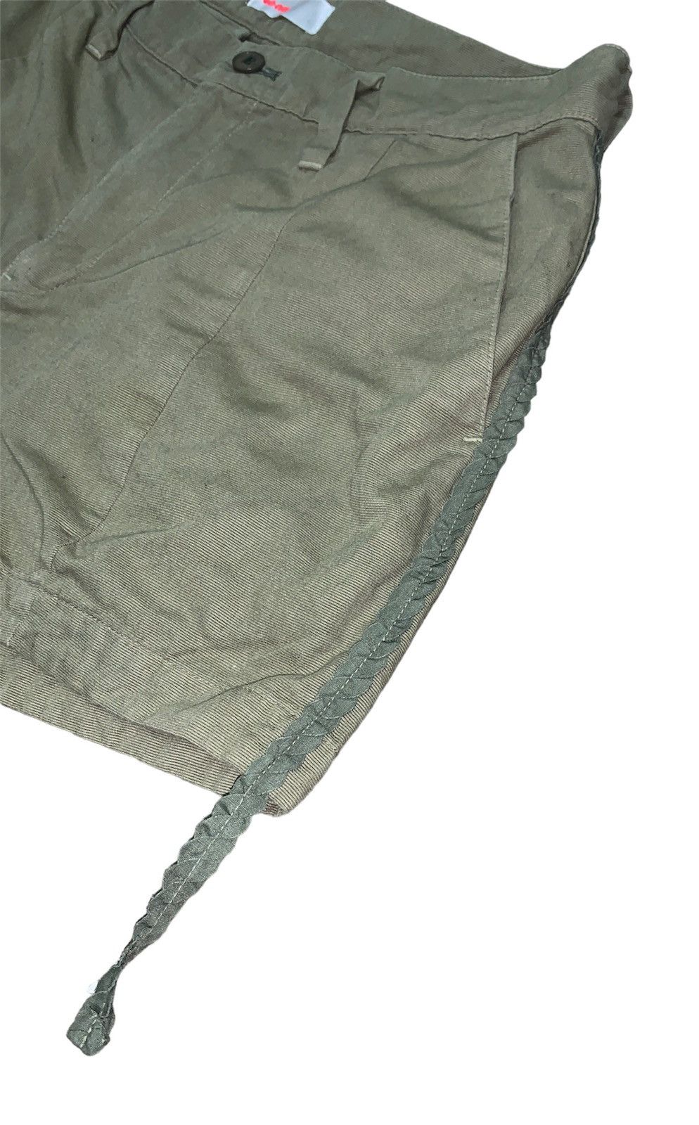 Issey Miyake Vintage Ne-Net Sexy Short pants Army Green. Size 30" / US 8 / IT 44 - 3 Thumbnail