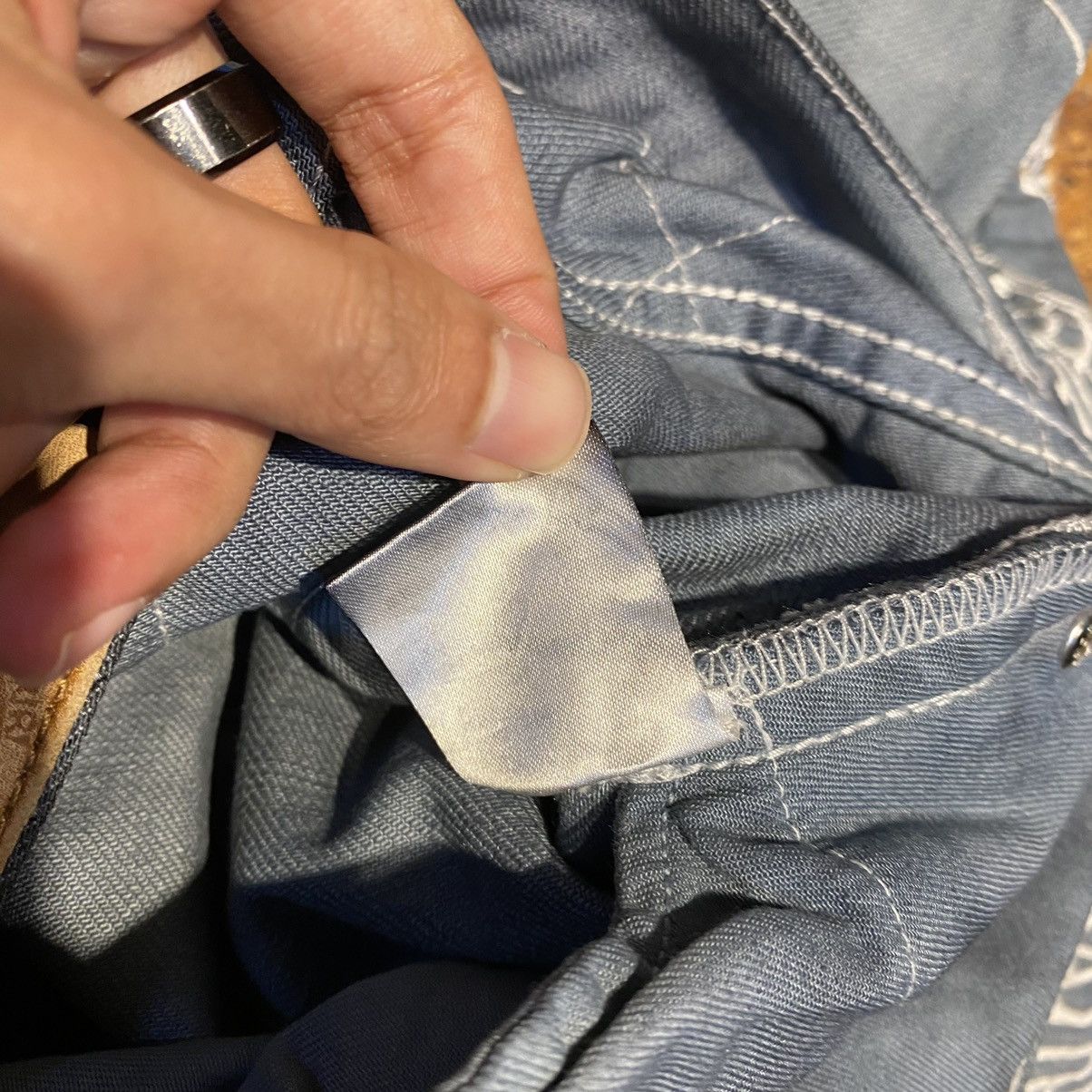 Japanese Brand RARE‼️Sukajan Dragon Embroidered Denim Jeans Grey Size US 30 / EU 46 - 17 Thumbnail