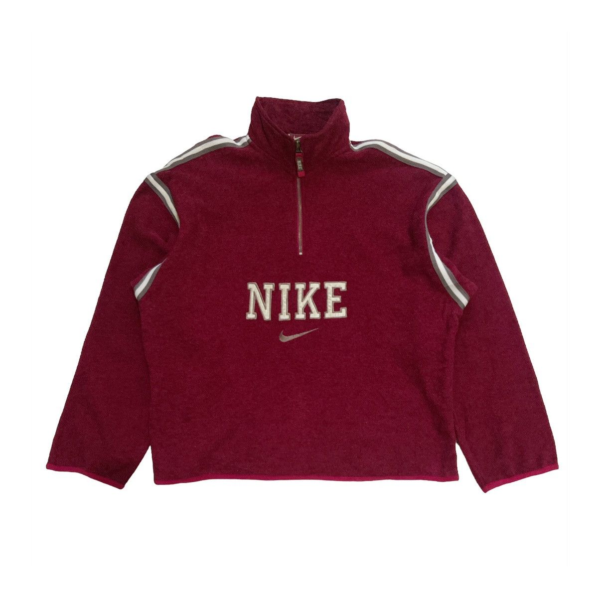 Nike × Nike ACG × Vintage Vintage 90s Nike Halfzip Oversized Fleece Sweatshirt Size US L / EU 52-54 / 3 - 1 Thumbnail