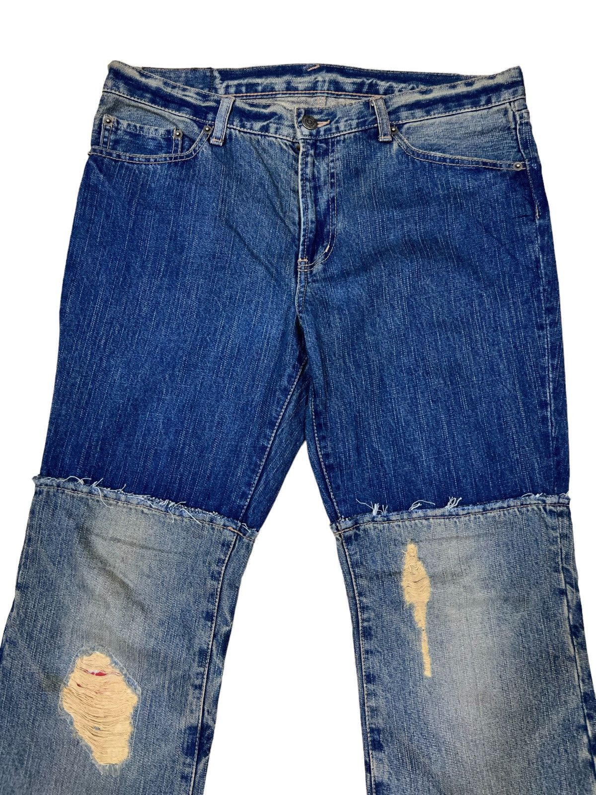 Hysteric Glamour SICK🔥90s PPFM 🇯🇵 Hybrid Cut Anarchy Flare Boot Cut Denim Size US 34 / EU 50 - 4 Thumbnail