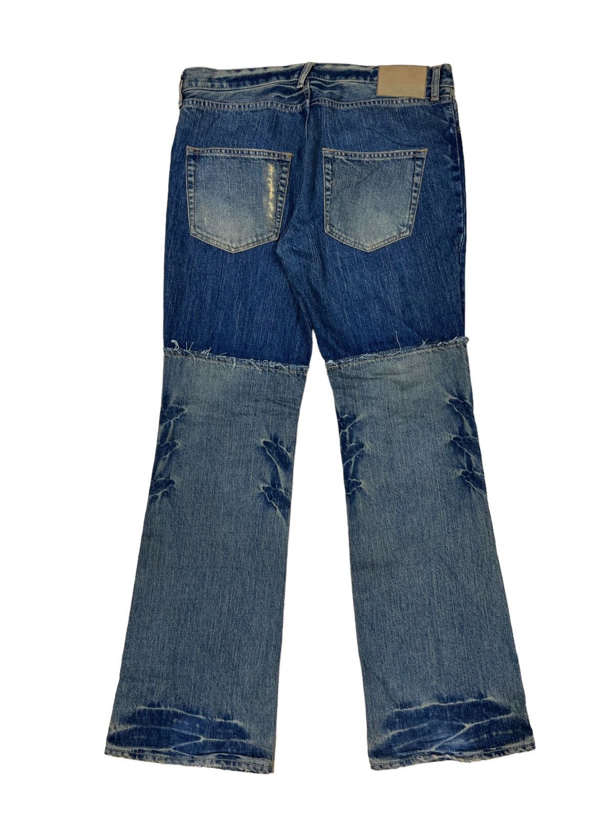 Hysteric Glamour SICK🔥90s PPFM 🇯🇵 Hybrid Cut Anarchy Flare Boot Cut Denim Size US 34 / EU 50 - 6 Thumbnail