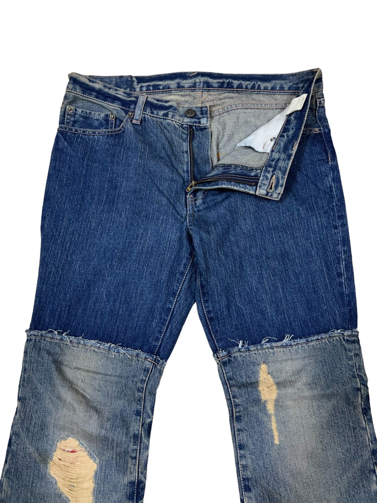 Hysteric Glamour SICK🔥90s PPFM 🇯🇵 Hybrid Cut Anarchy Flare Boot Cut Denim Size US 34 / EU 50 - 3 Thumbnail