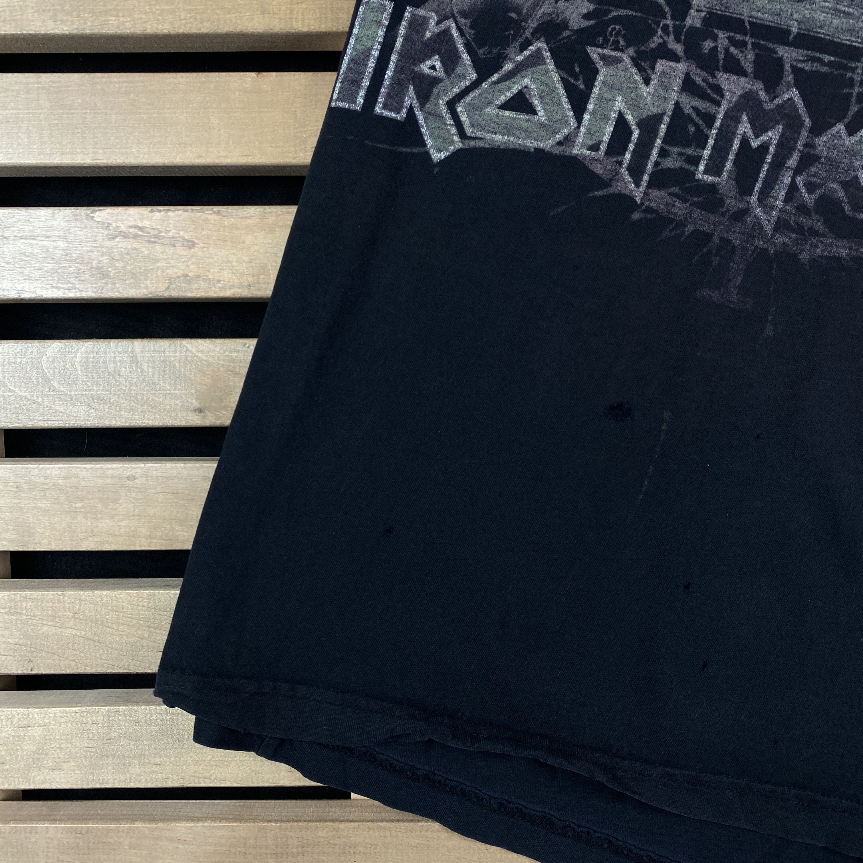 Iron Maiden × Vintage Mens Vintage T Shirt Iron Maiden Size M Size US M / EU 48-50 / 2 - 3 Thumbnail