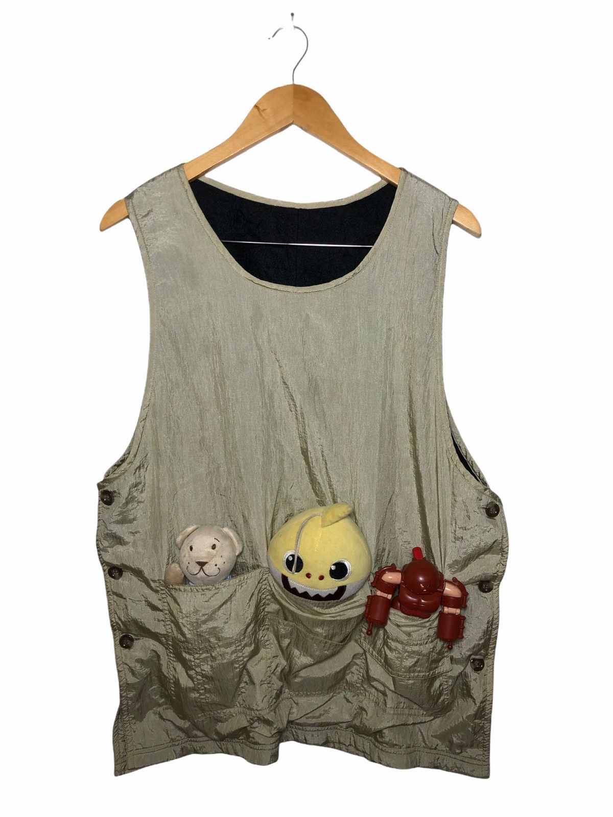 Beauty Beast × If Six Was Nine × Japanese Brand 💥VINTAGE💥 Japanese Brand Sleeveless Size US L / EU 52-54 / 3 - 1 Thumbnail
