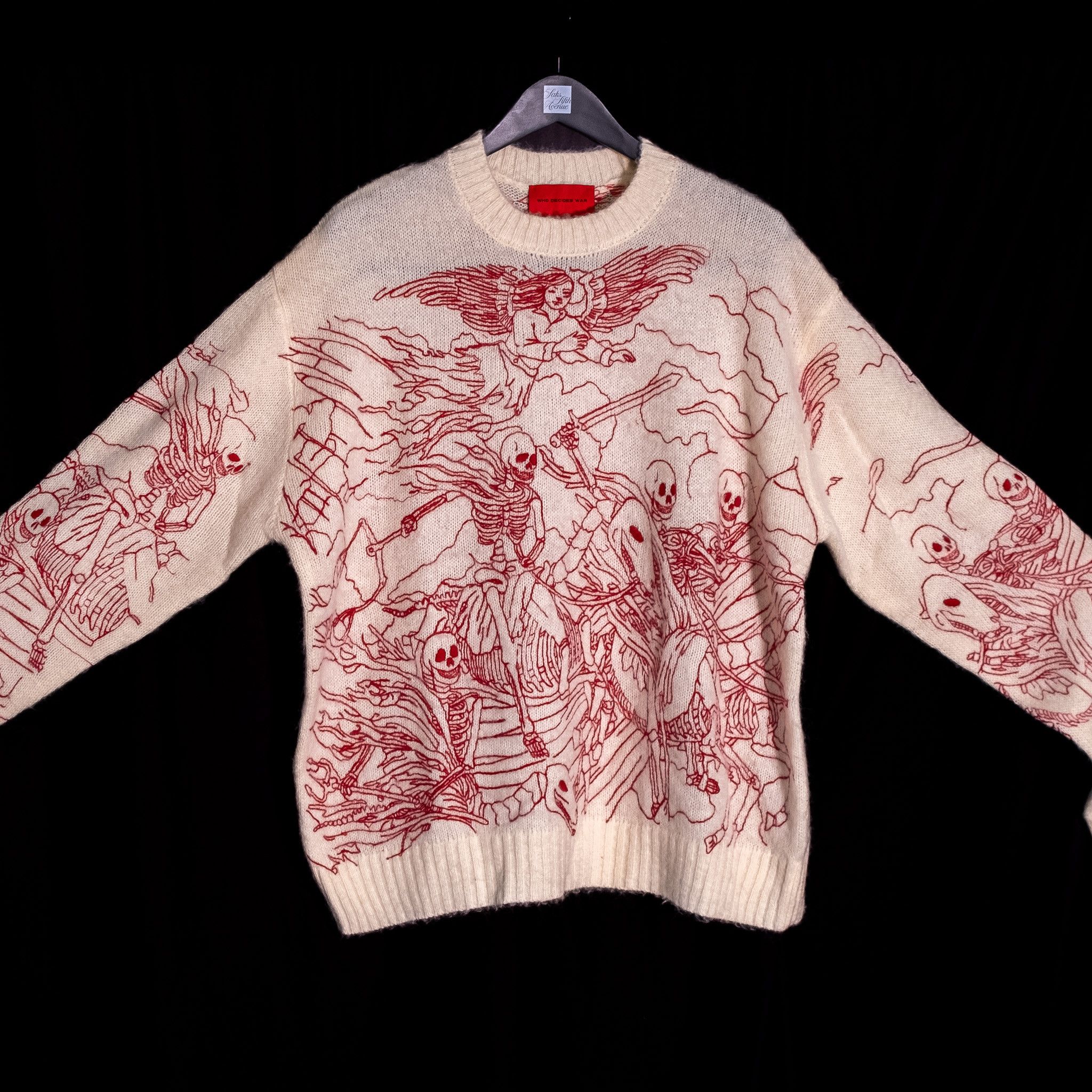 Ev Bravado Ev Bravado, Who Decides War Knit sweater, Four Horsemen | Grailed