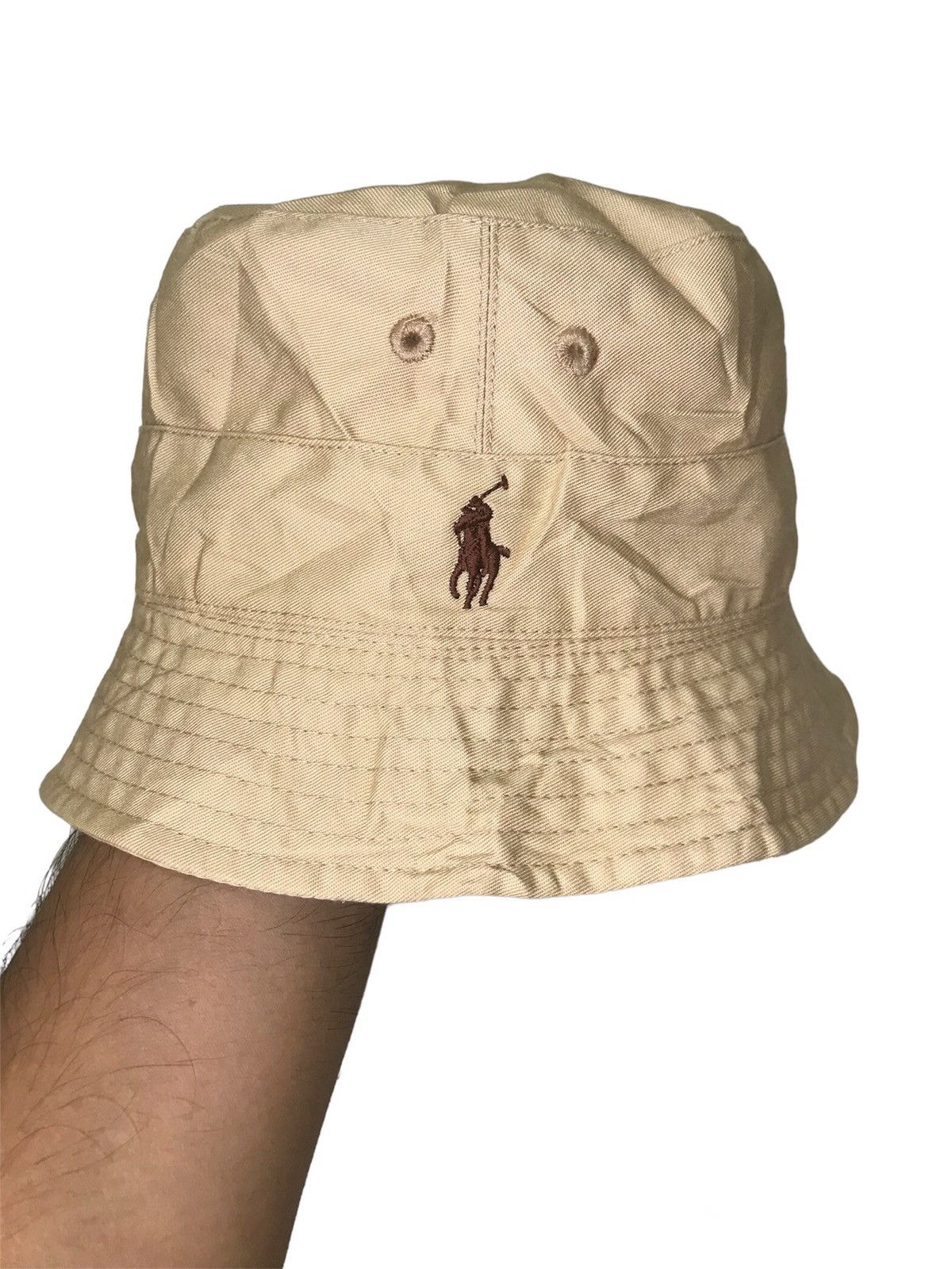 Polo Ralph Lauren × Vintage Polo Reversible Bucket Hat X Street Fashion Size ONE SIZE - 4 Thumbnail