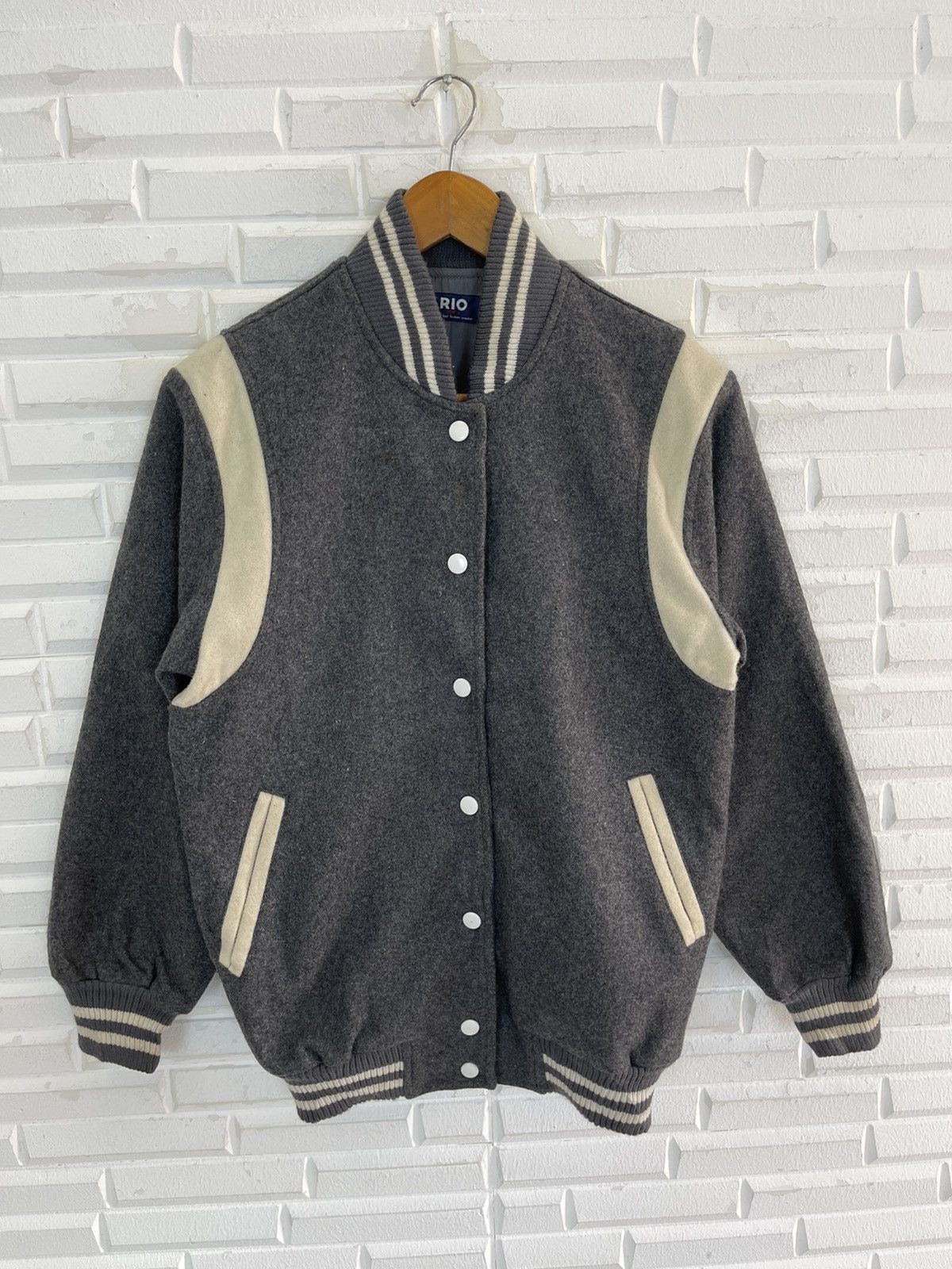 Japanese Brand Vintage Wool College Varsity Jacket Streetfashion Size US L / EU 52-54 / 3 - 4 Thumbnail