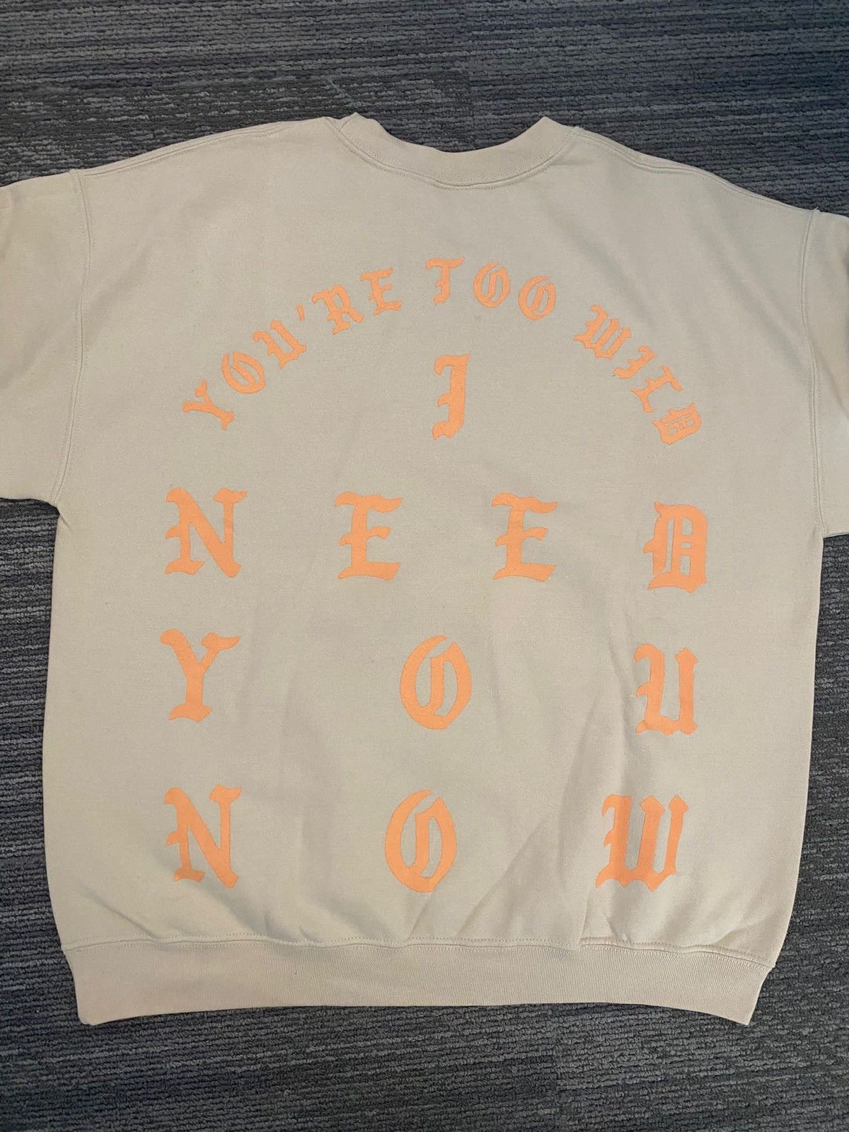 Kanye West YOU’RE TOO WILD I NEED YOU RIGHT NOW LOS ANGELES Size US L / EU 52-54 / 3 - 5 Thumbnail