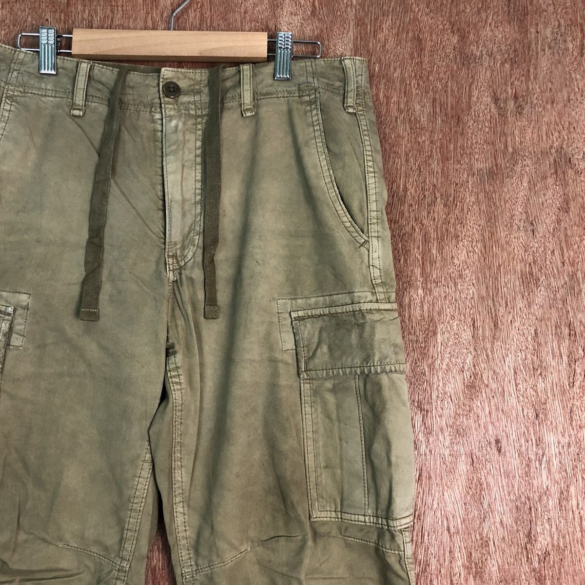 Japanese Brand DLL Uniqlo utility Multipocket Tactical Cargo Pants #c218 Size US 28 / EU 44 - 4 Thumbnail