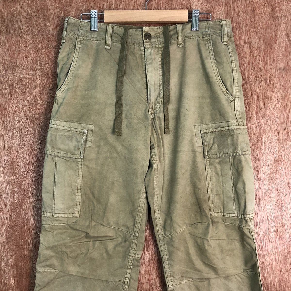 Japanese Brand DLL Uniqlo utility Multipocket Tactical Cargo Pants #c218 Size US 28 / EU 44 - 2 Thumbnail
