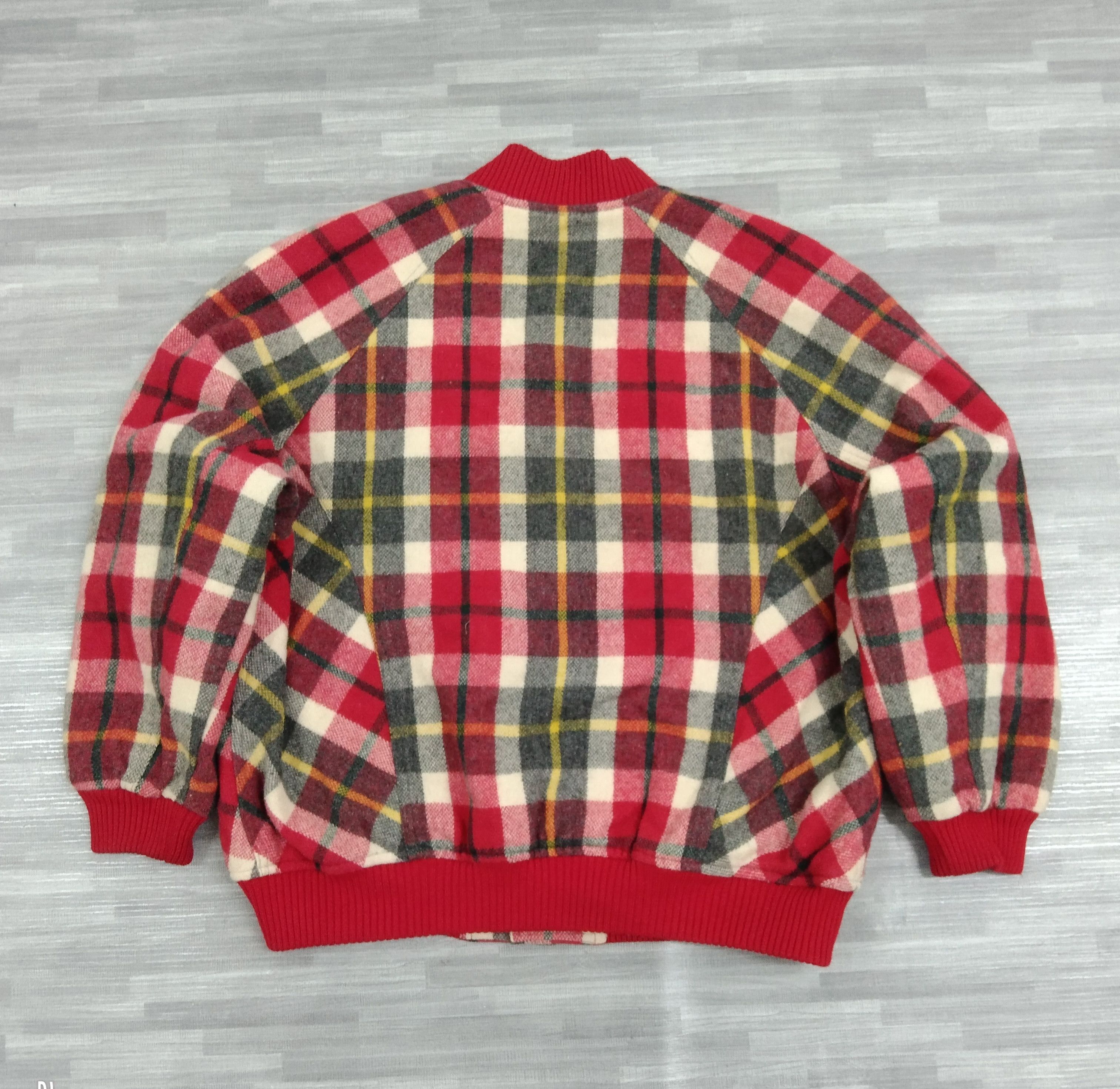 SCOOP VINTAGE VARSITY SCOOP TARTAN WOOL JACKET Size US M / EU 48-50 / 2 - 3 Thumbnail