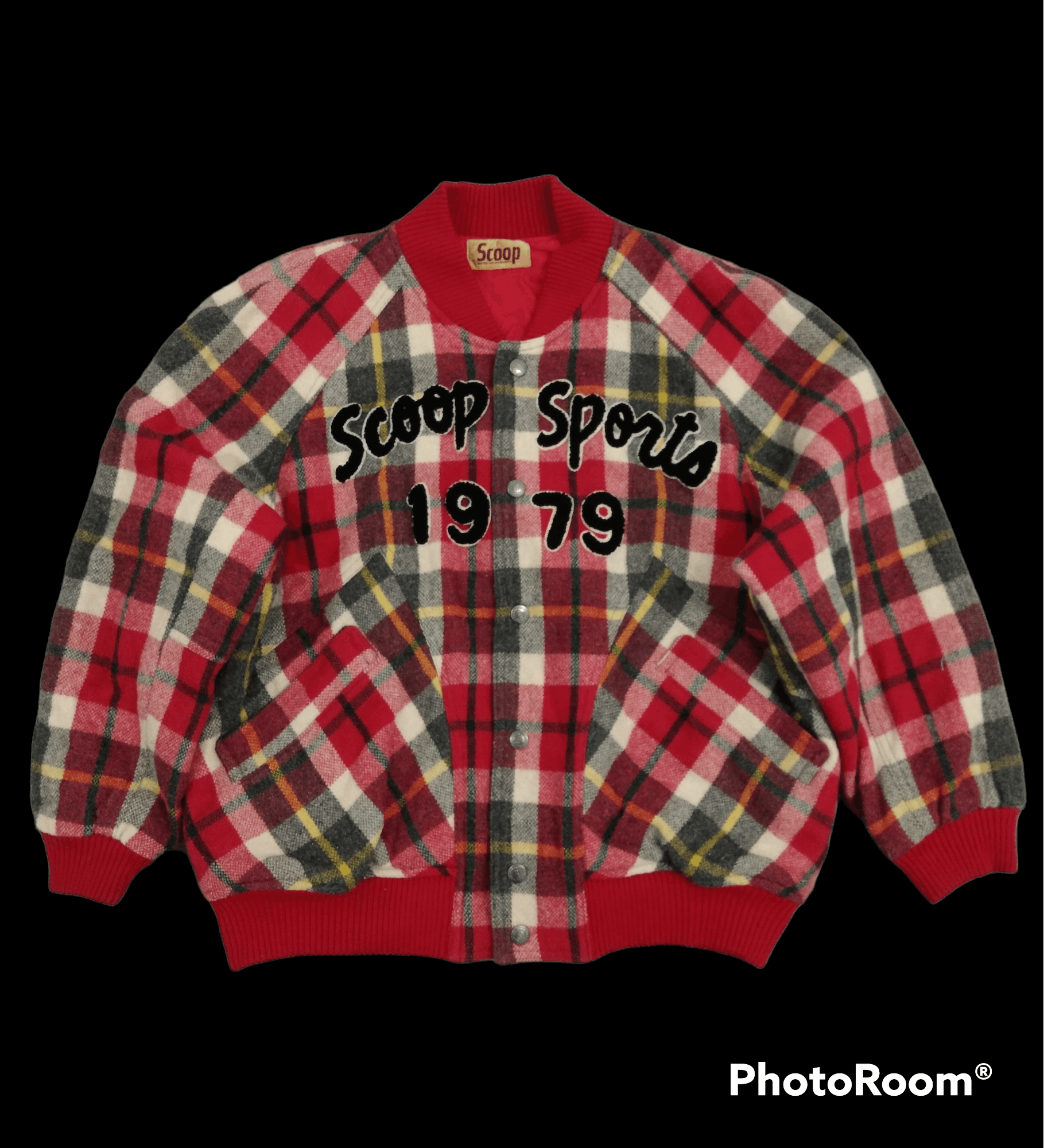 SCOOP VINTAGE VARSITY SCOOP TARTAN WOOL JACKET Size US M / EU 48-50 / 2 - 1 Thumbnail