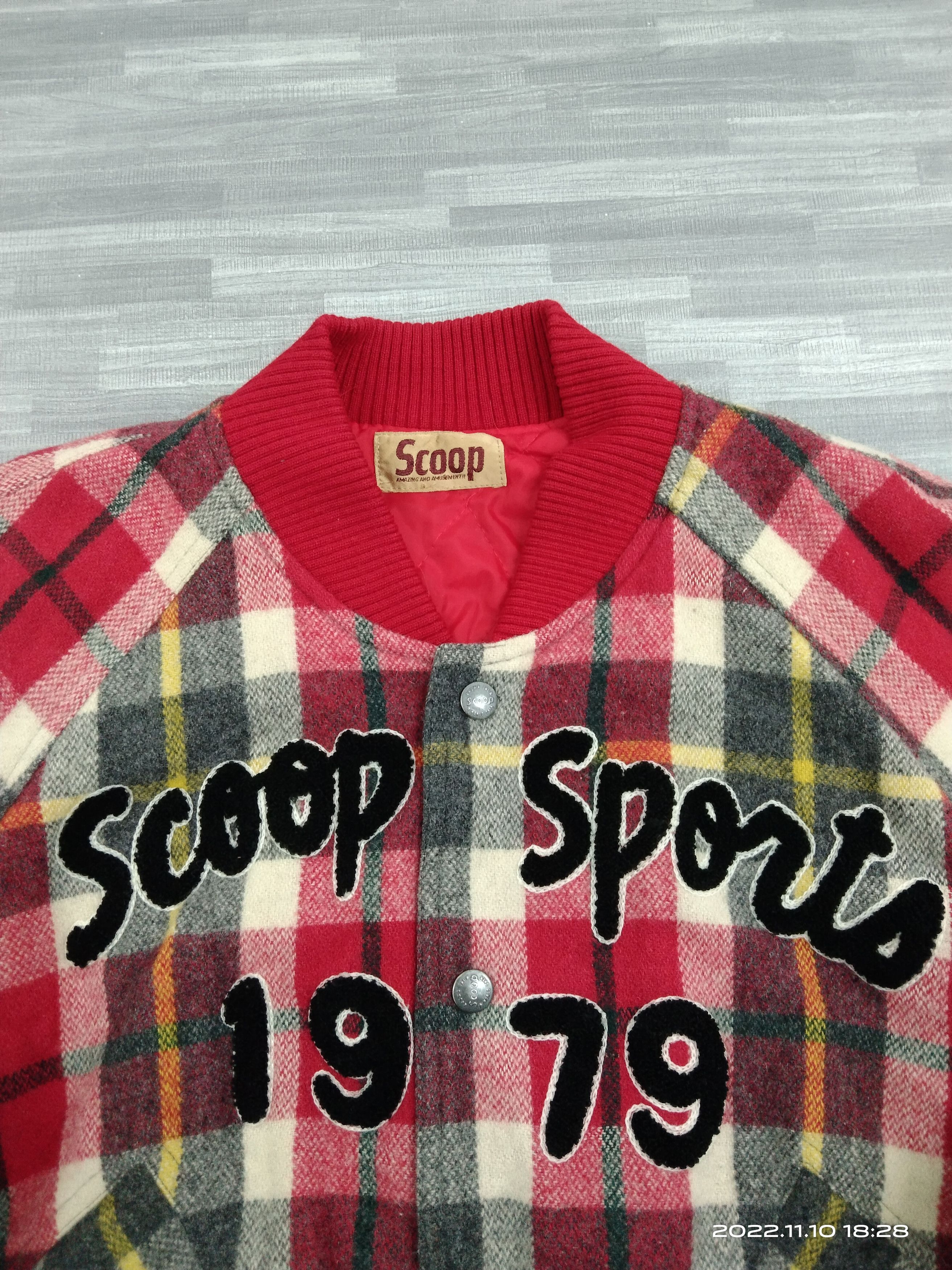 SCOOP VINTAGE VARSITY SCOOP TARTAN WOOL JACKET Size US M / EU 48-50 / 2 - 5 Thumbnail