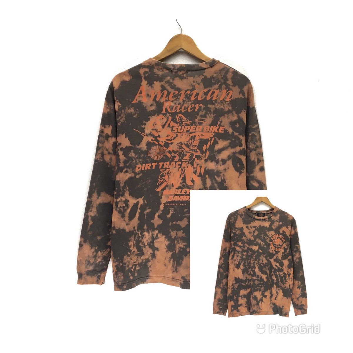 Harley Davidson × Vintage HARLEY DAVIDSON Dirt Bike Long Sleeve Size US M / EU 48-50 / 2 - 3 Thumbnail