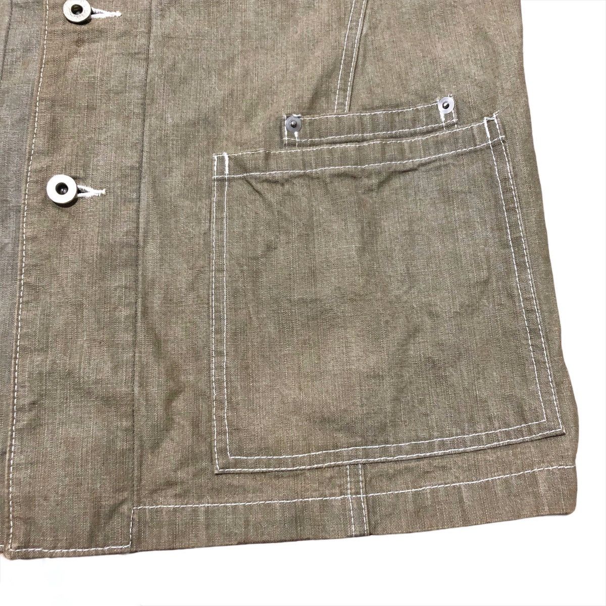Designer × Japanese Brand × Takeo Kikuchi Japanese Brand Takeo Kikuchi Workwear Double Pocket Jacket Size US S / EU 44-46 / 1 - 4 Thumbnail