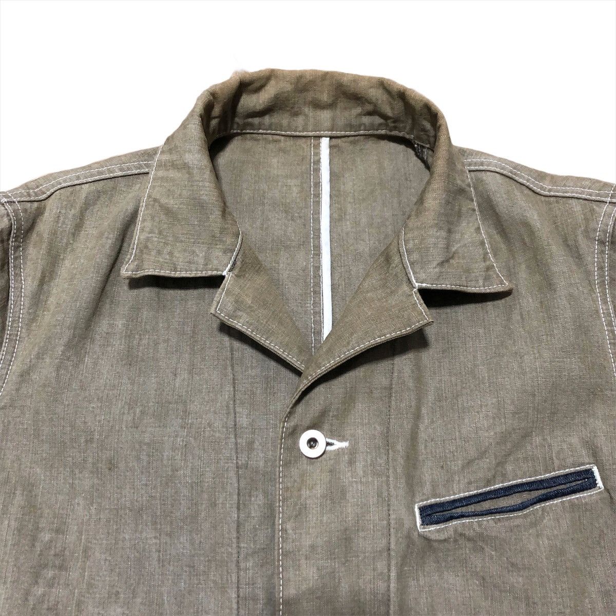 Designer × Japanese Brand × Takeo Kikuchi Japanese Brand Takeo Kikuchi Workwear Double Pocket Jacket Size US S / EU 44-46 / 1 - 2 Thumbnail