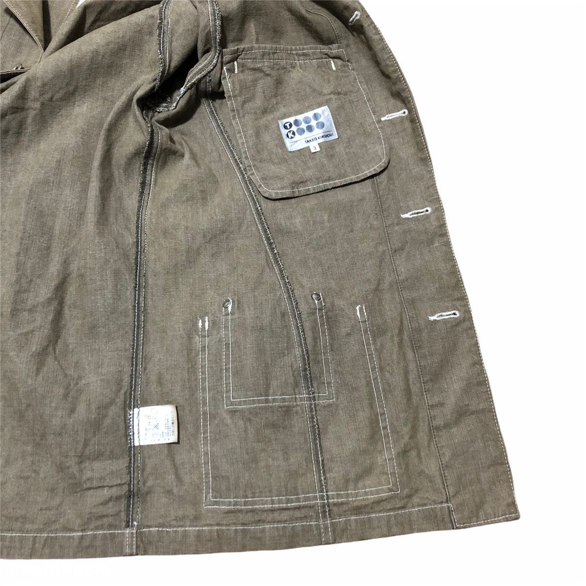 Designer × Japanese Brand × Takeo Kikuchi Japanese Brand Takeo Kikuchi Workwear Double Pocket Jacket Size US S / EU 44-46 / 1 - 9 Thumbnail