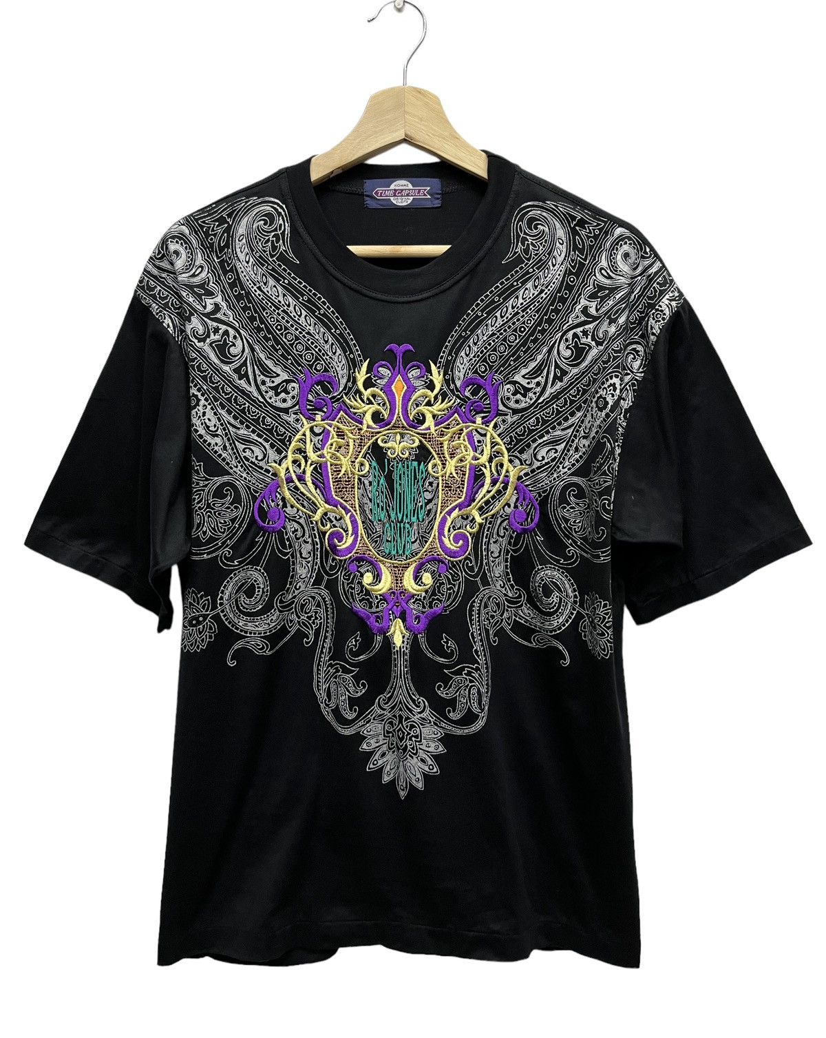 Tribal Streetwear Vtg 90’s TIME CAPSULE Paisley Design Tribal Embroidery Shirt Size US M / EU 48-50 / 2 - 1 Thumbnail