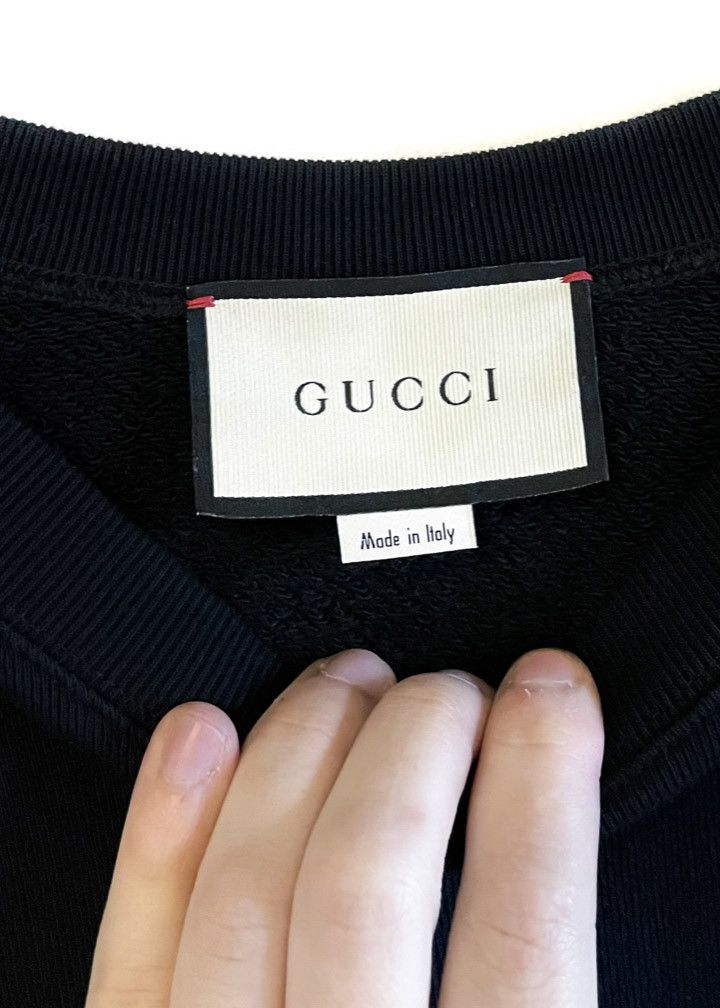 Gucci Gucci Black Original Gucci Cat Sweatshirt Size XS / US 0-2 / IT 36-38 - 3 Thumbnail