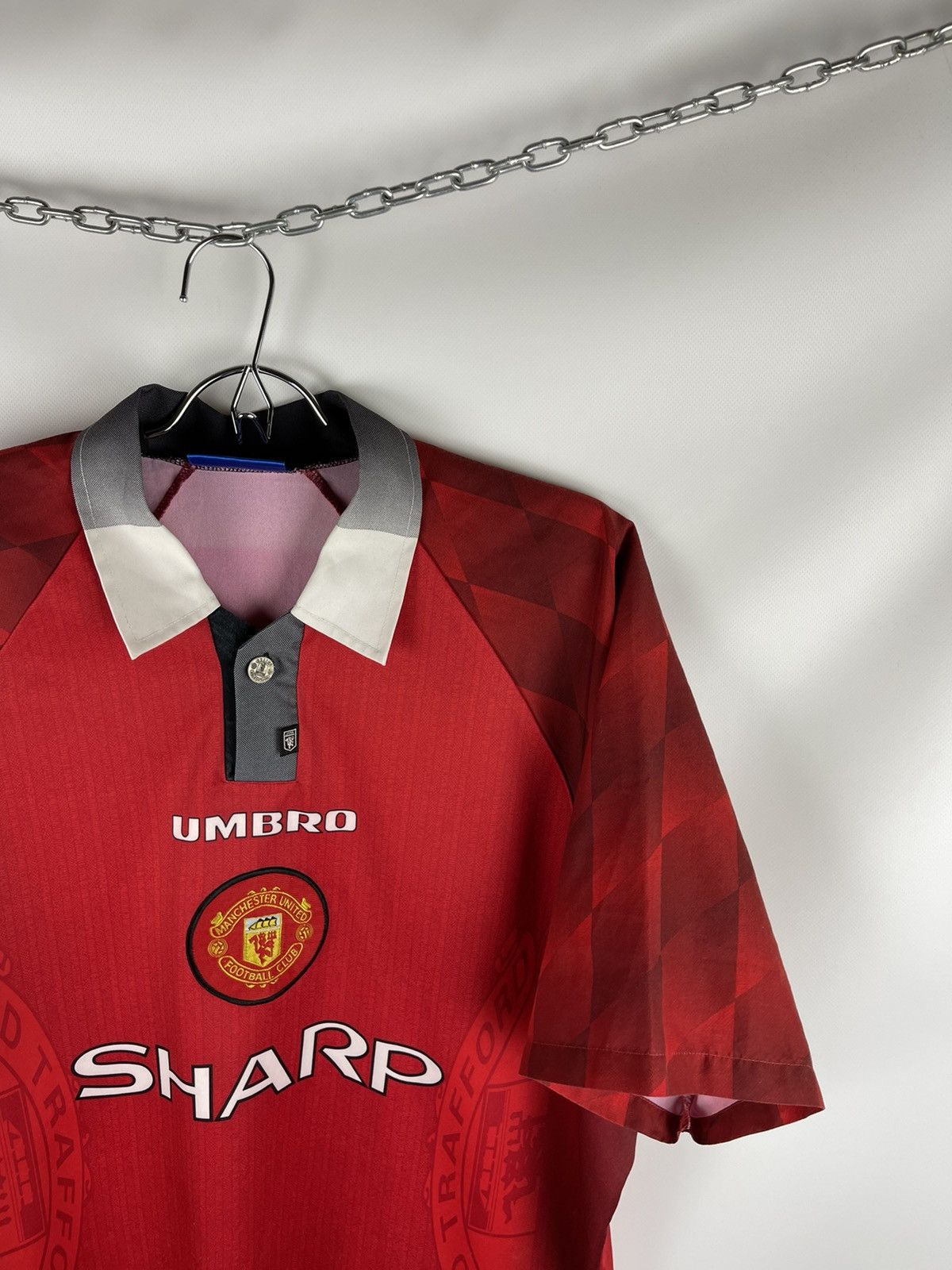 Umbro Umbro Manchester United 1997 98 home #7 David Beckham jersey Size US XL / EU 56 / 4 - 4 Thumbnail