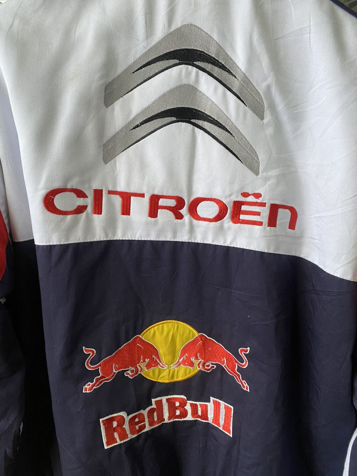 vintage jacket cintroen redbull racing team championship