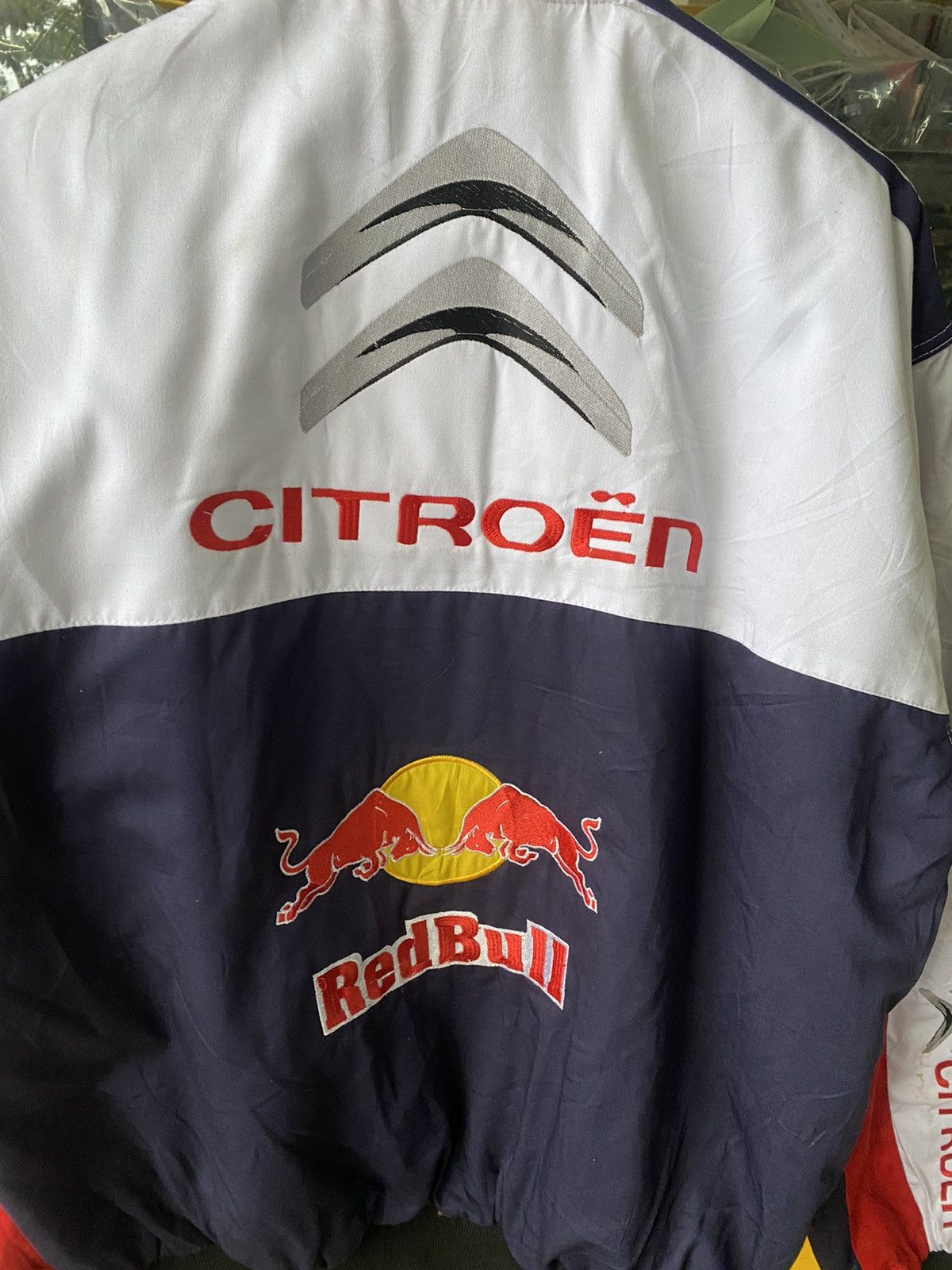 vintage jacket cintroen redbull racing team championship