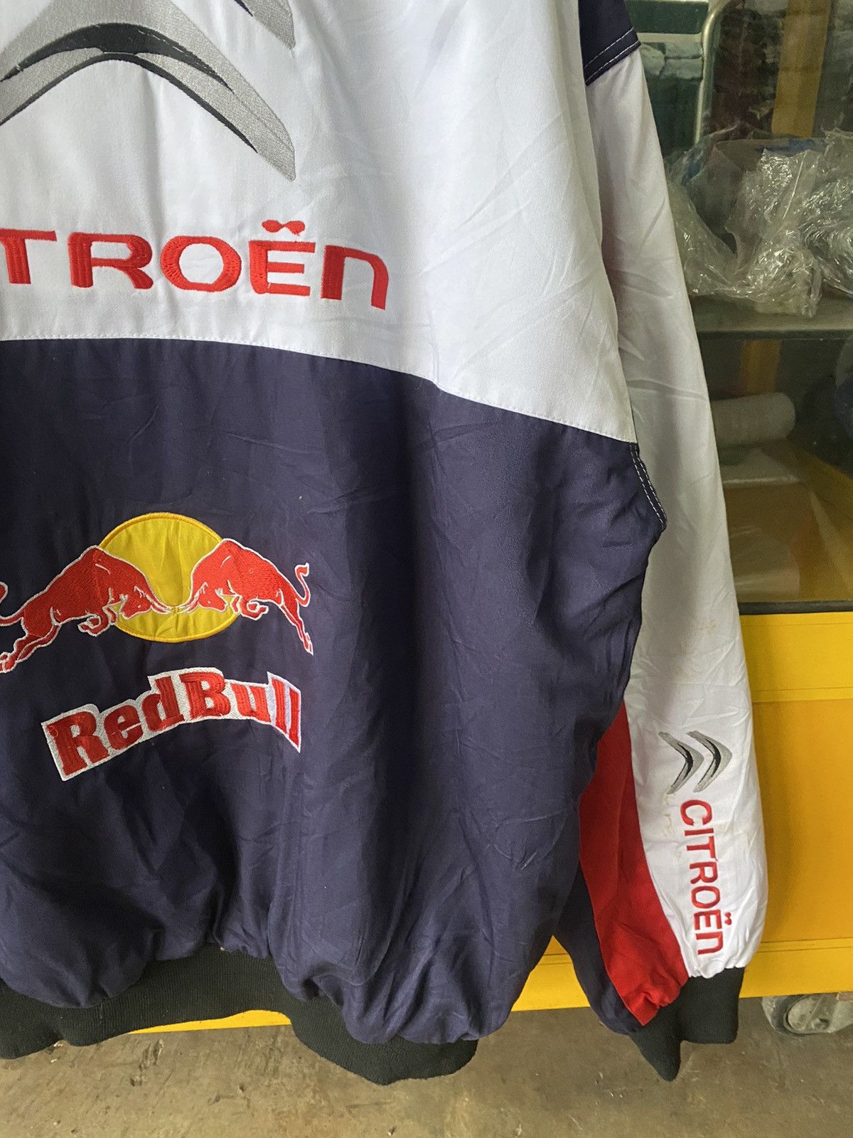 vintage jacket cintroen redbull racing team championship