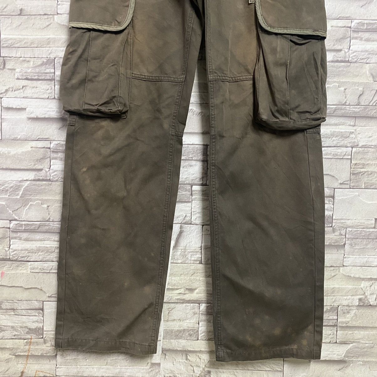 Japanese Brand Takeo Kikuchi Military Cargo Pants Faded Size US 32 / EU 48 - 5 Thumbnail