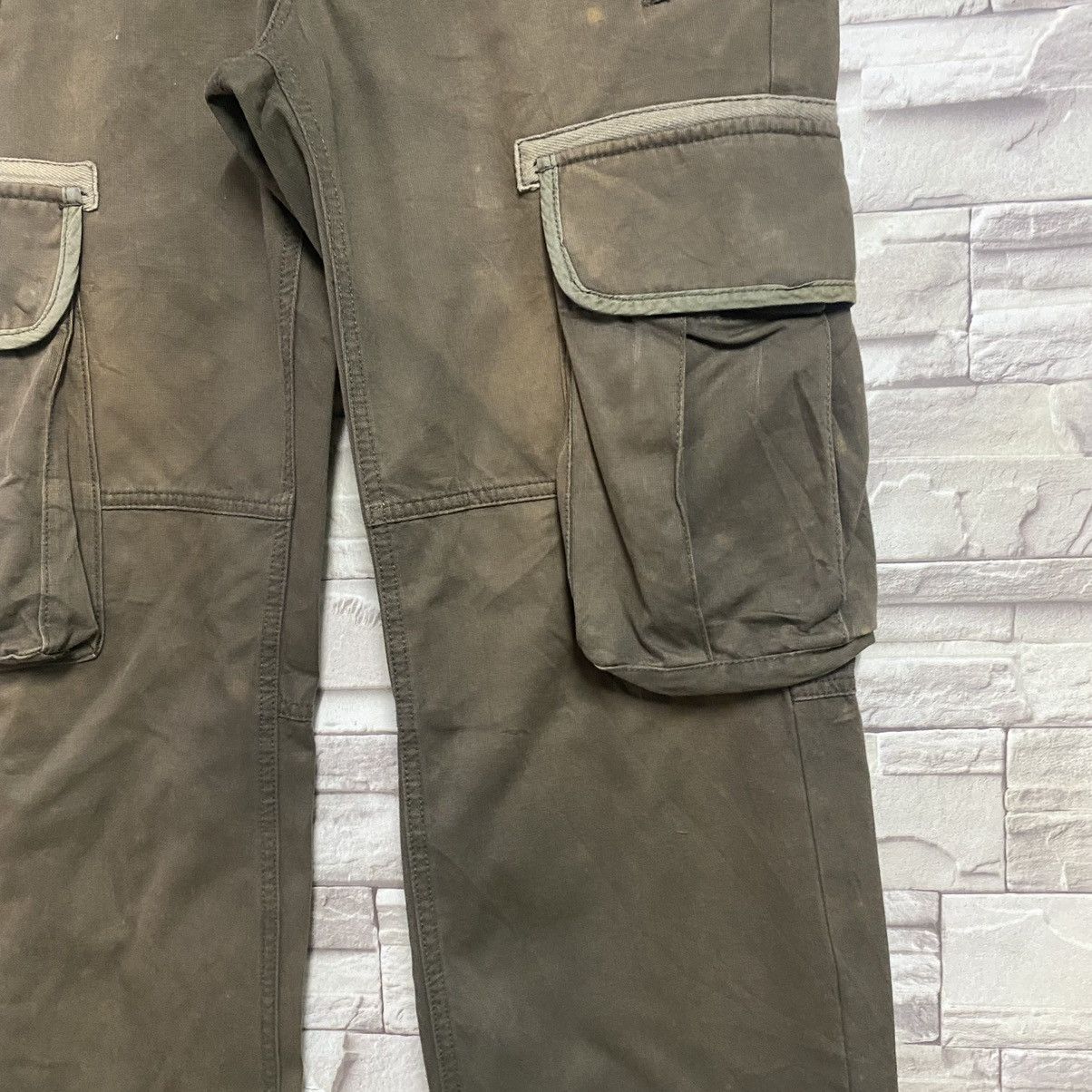 Japanese Brand Takeo Kikuchi Military Cargo Pants Faded Size US 32 / EU 48 - 9 Thumbnail