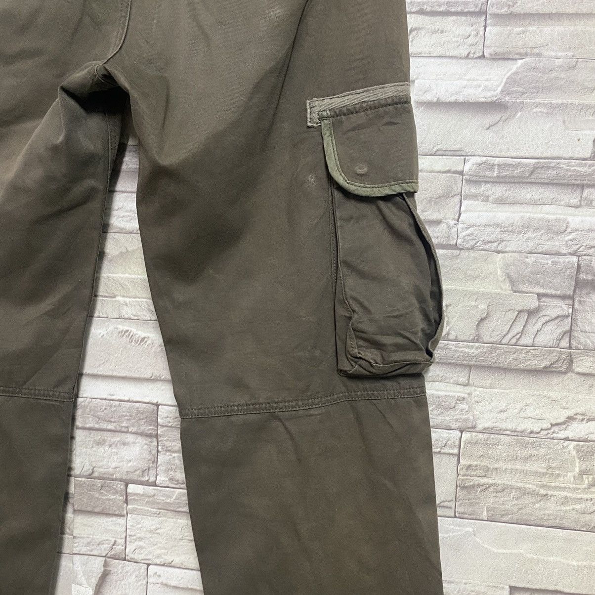 Japanese Brand Takeo Kikuchi Military Cargo Pants Faded Size US 32 / EU 48 - 17 Thumbnail