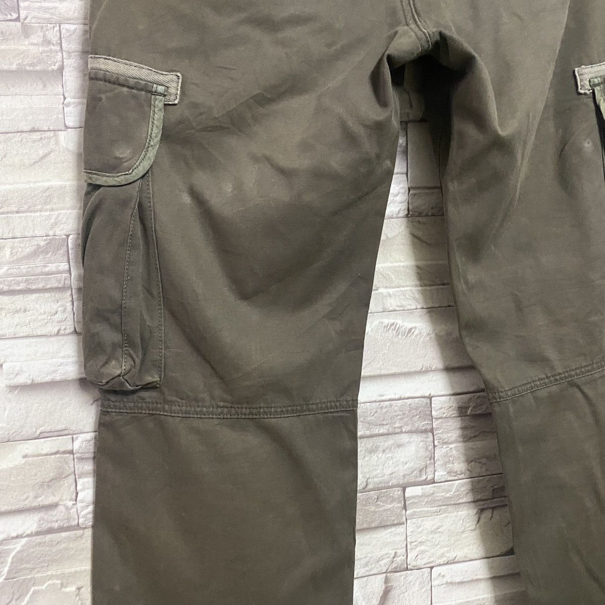 Japanese Brand Takeo Kikuchi Military Cargo Pants Faded Size US 32 / EU 48 - 16 Thumbnail