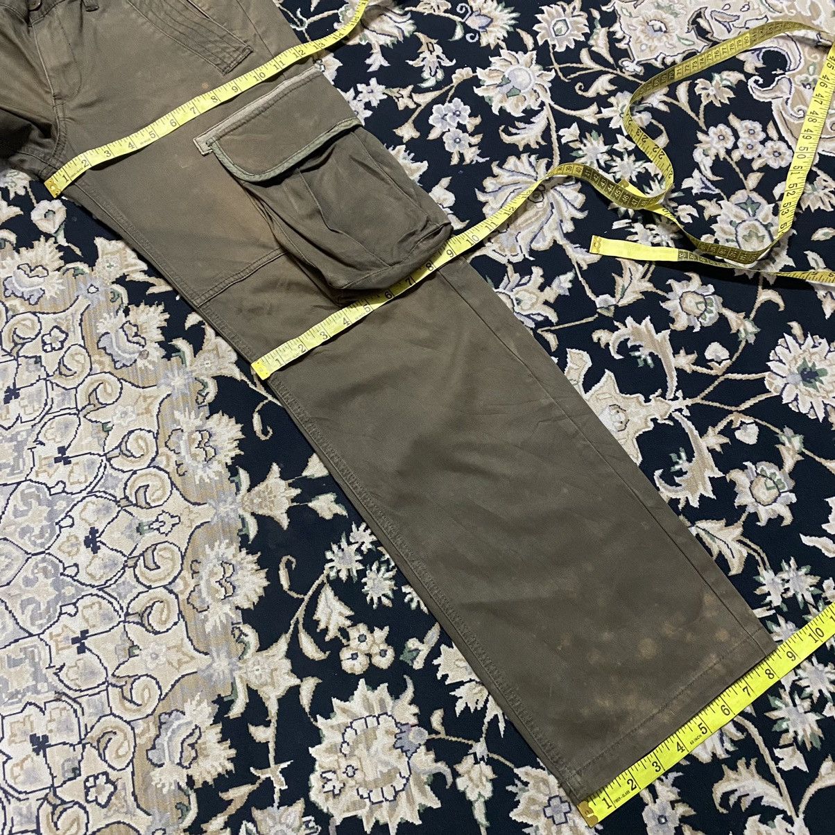 Japanese Brand Takeo Kikuchi Military Cargo Pants Faded Size US 32 / EU 48 - 21 Thumbnail