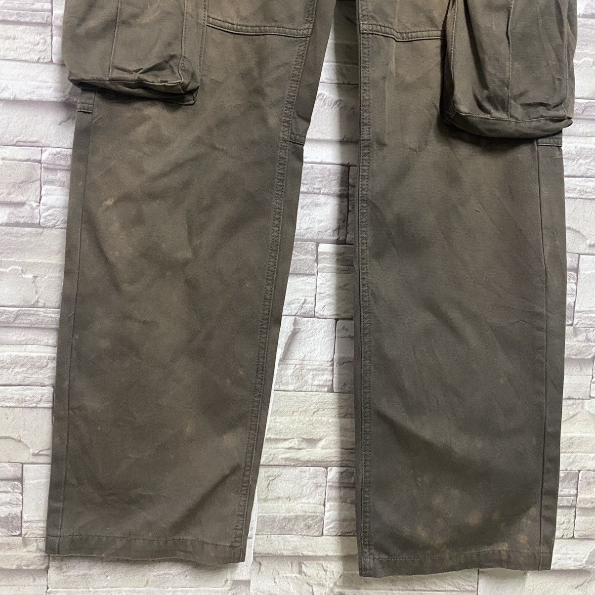 Japanese Brand Takeo Kikuchi Military Cargo Pants Faded Size US 32 / EU 48 - 10 Thumbnail