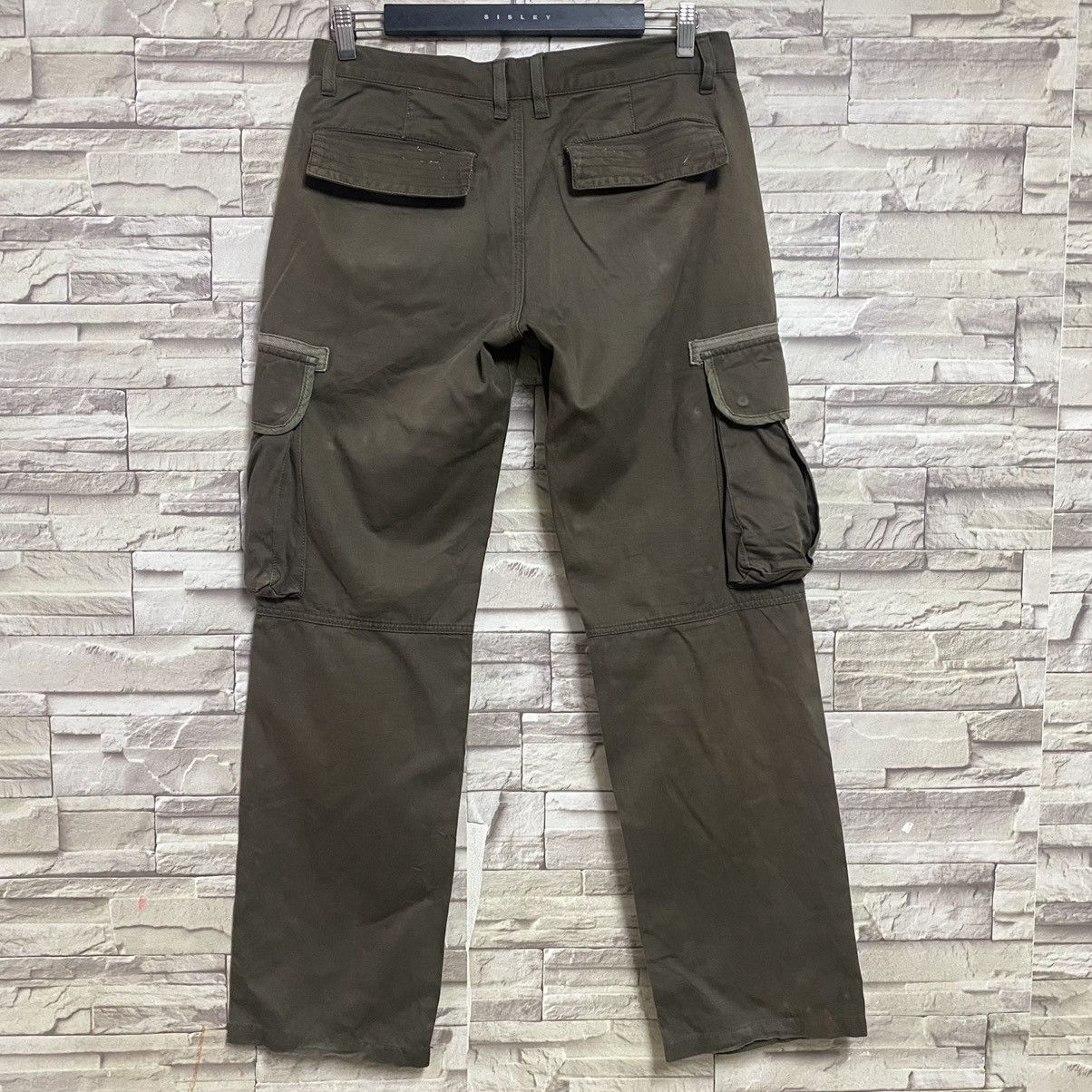 Japanese Brand Takeo Kikuchi Military Cargo Pants Faded Size US 32 / EU 48 - 11 Thumbnail