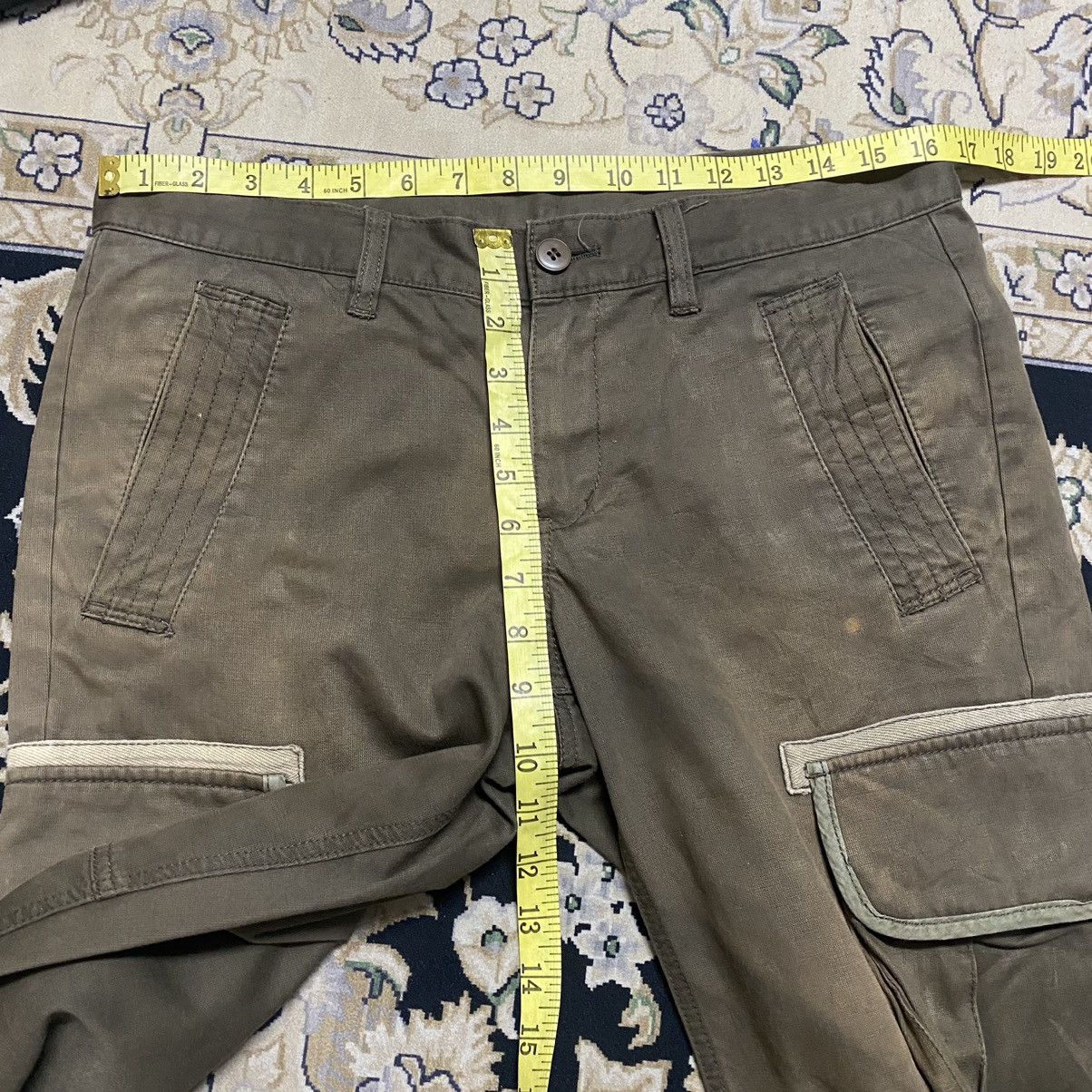 Japanese Brand Takeo Kikuchi Military Cargo Pants Faded Size US 32 / EU 48 - 19 Thumbnail