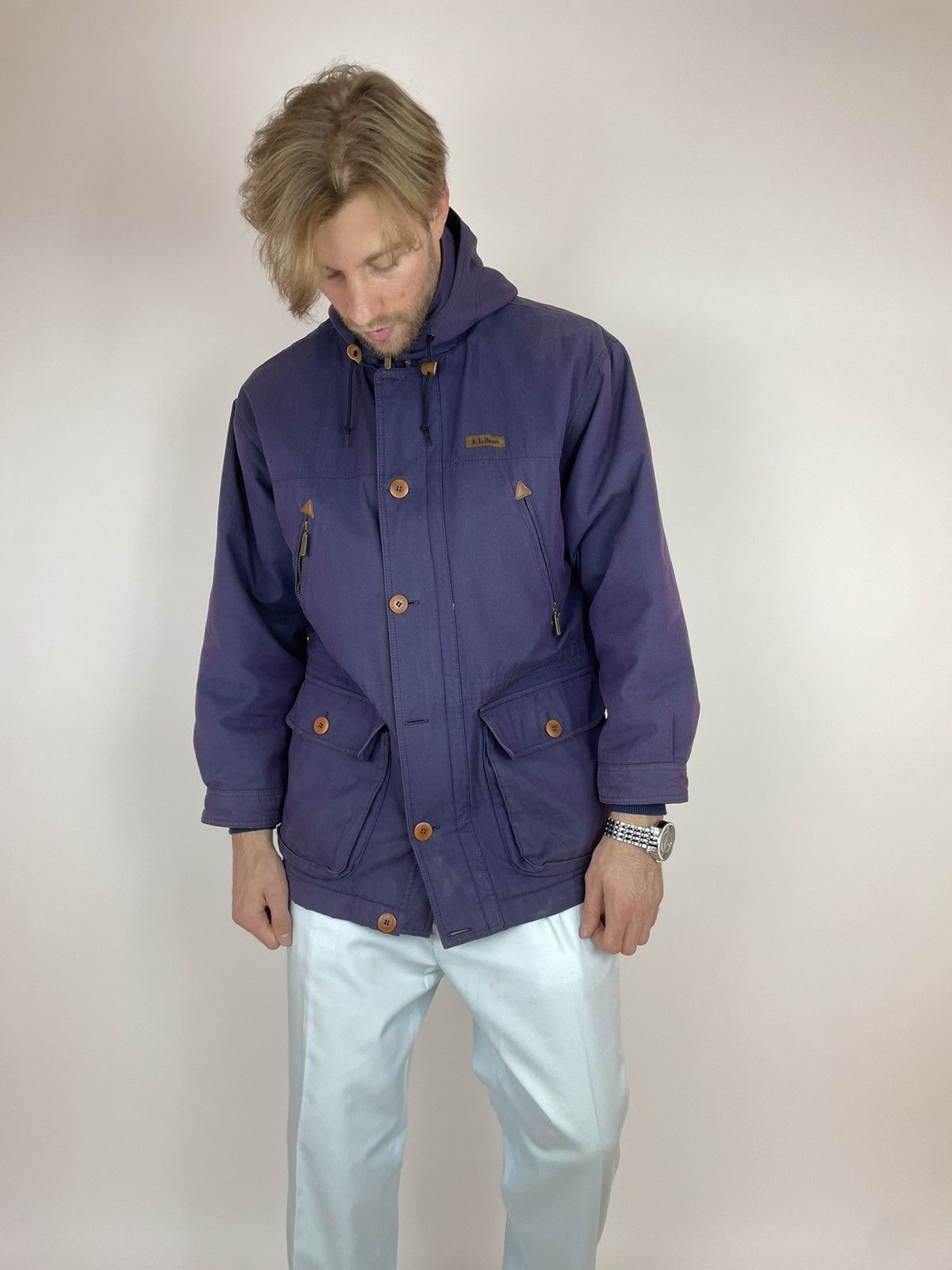 L.L. Bean LL BEAN VINTAGE Mens Hamelion Purple Parka jacket size M Size US M / EU 48-50 / 2 - 2 Thumbnail
