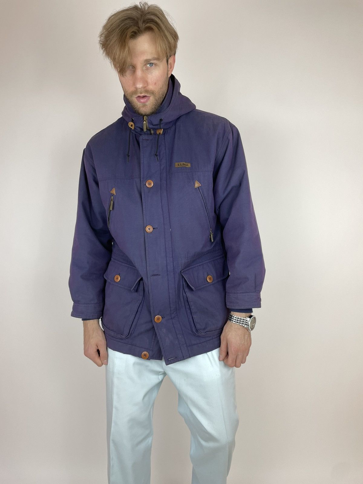 L.L. Bean LL BEAN VINTAGE Mens Hamelion Purple Parka jacket size M Size US M / EU 48-50 / 2 - 1 Thumbnail