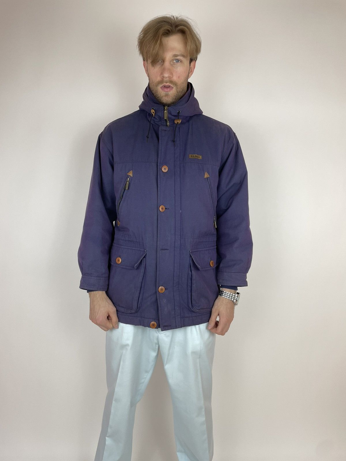 L.L. Bean LL BEAN VINTAGE Mens Hamelion Purple Parka jacket size M Size US M / EU 48-50 / 2 - 5 Thumbnail