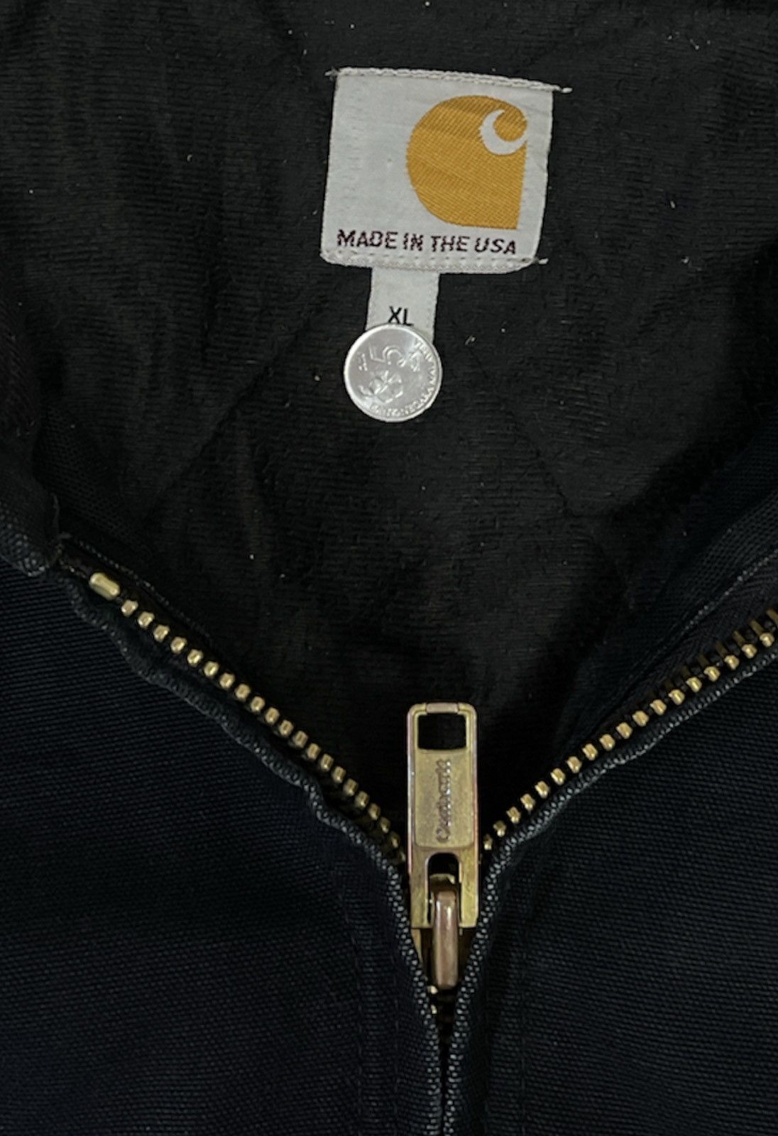 Carhartt × Carhartt Wip DISTRESSED CARHARTT DETROIT WORKER HOODIE JACKET (UNION) Size US XL / EU 56 / 4 - 6 Thumbnail