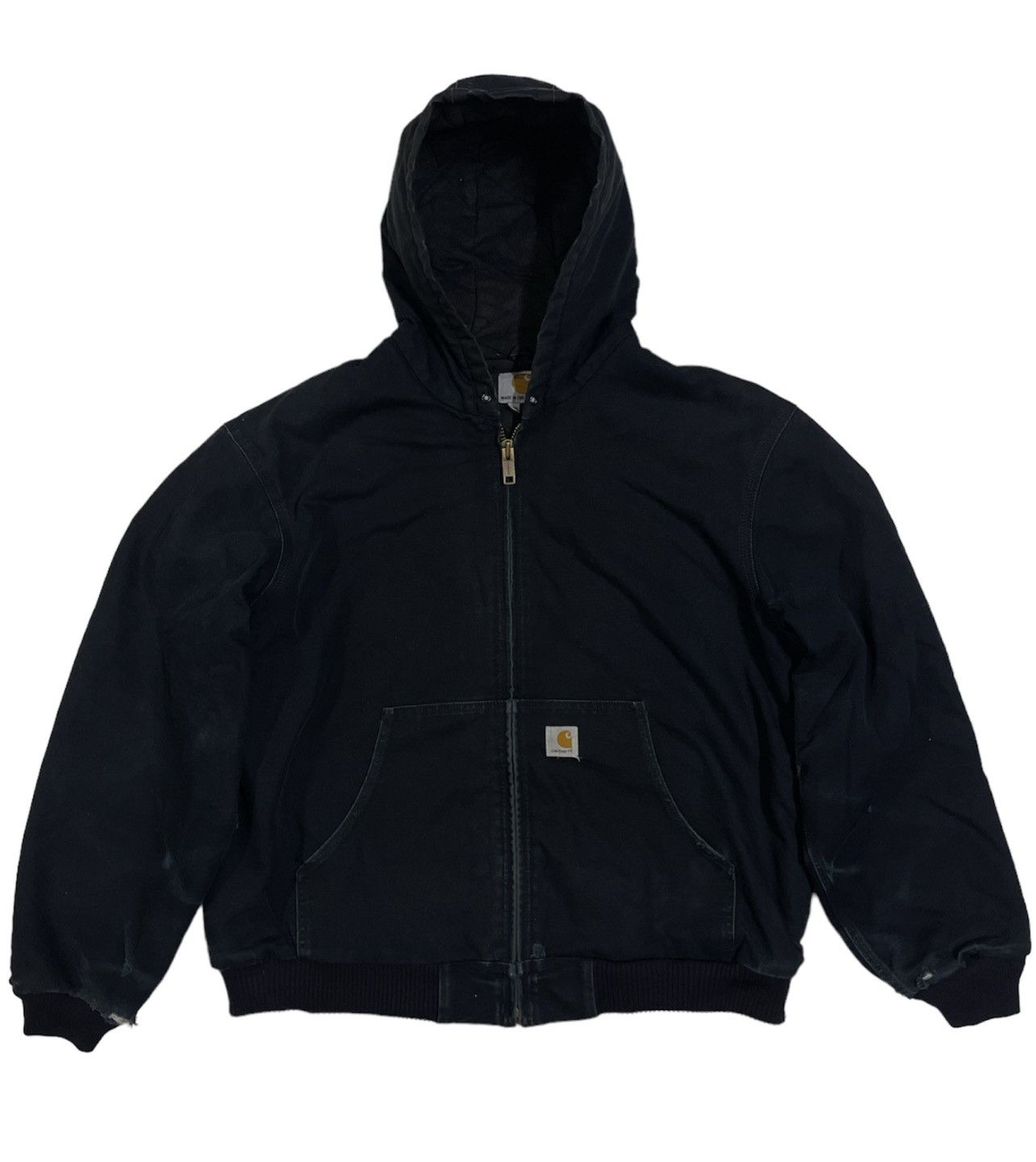 DISTRESSED CARHARTT DETROIT WORKER HOODIE JACKET (UNION)